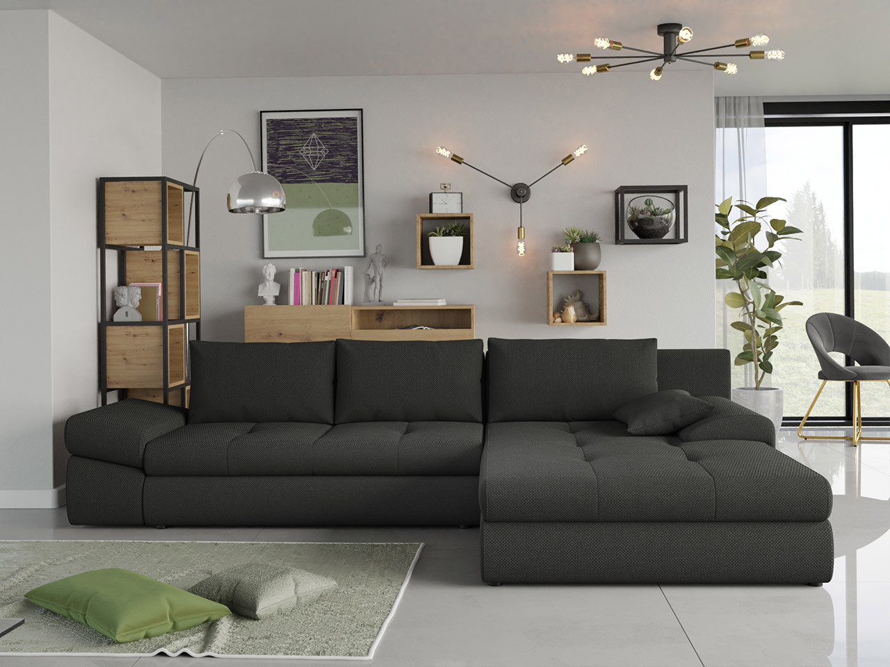 Ugaona sofa Lincoln 124 (Inari 95)