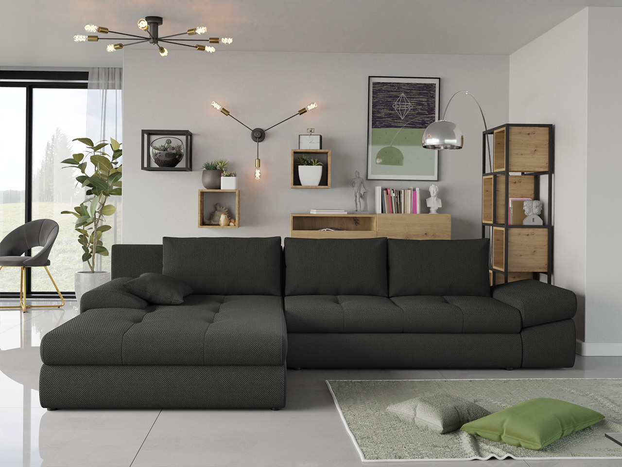 Ugaona sofa Lincoln 124 (Inari 95)