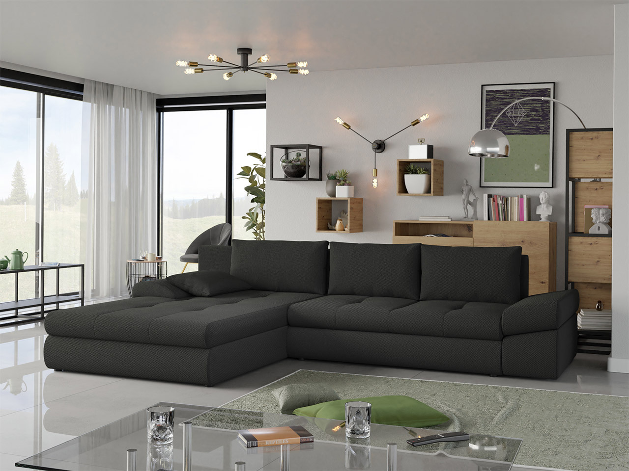 Ugaona sofa Lincoln 124 (Inari 95)