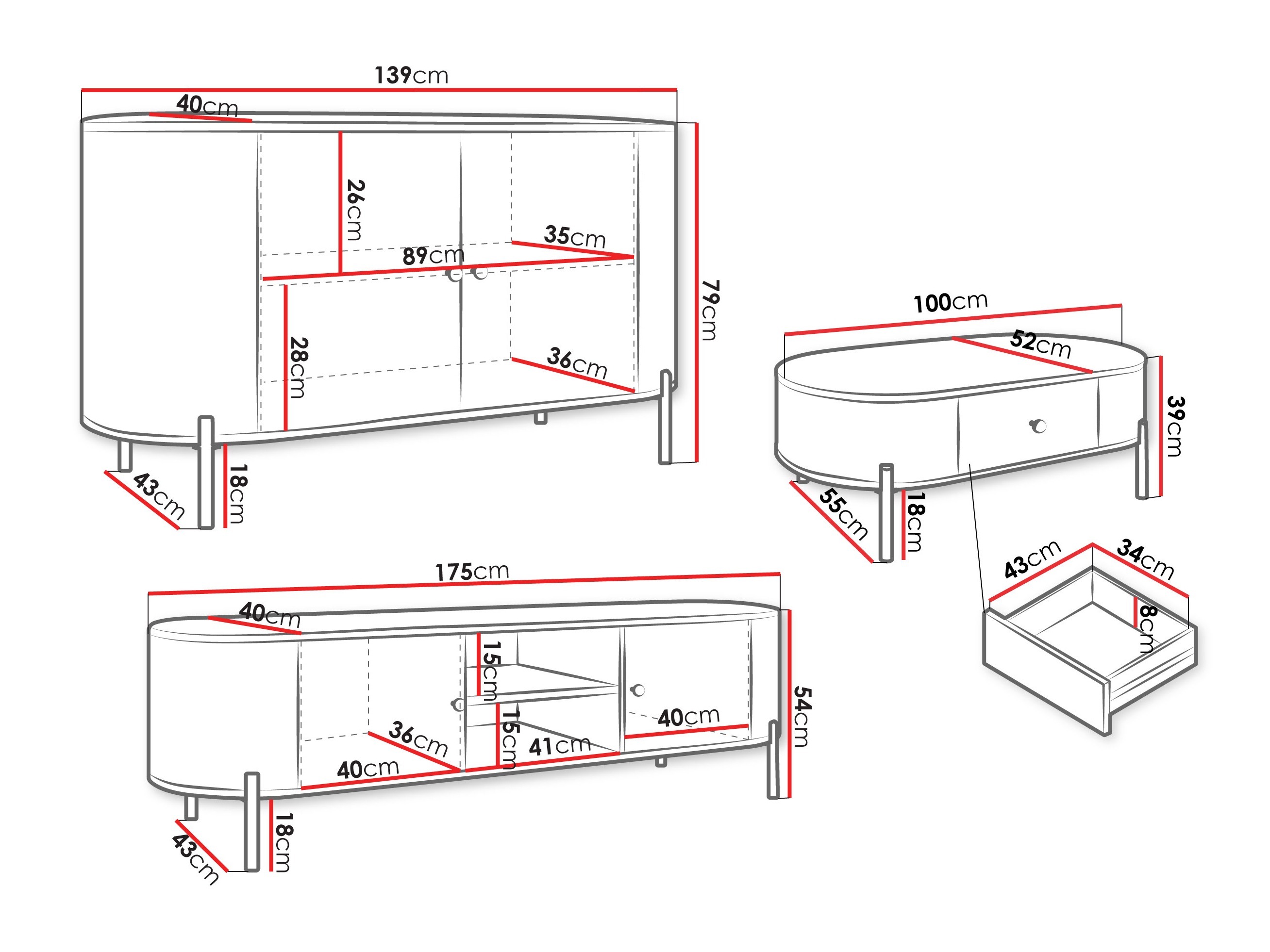 Set za dnevnu sobu Comfivo Mirsoni II