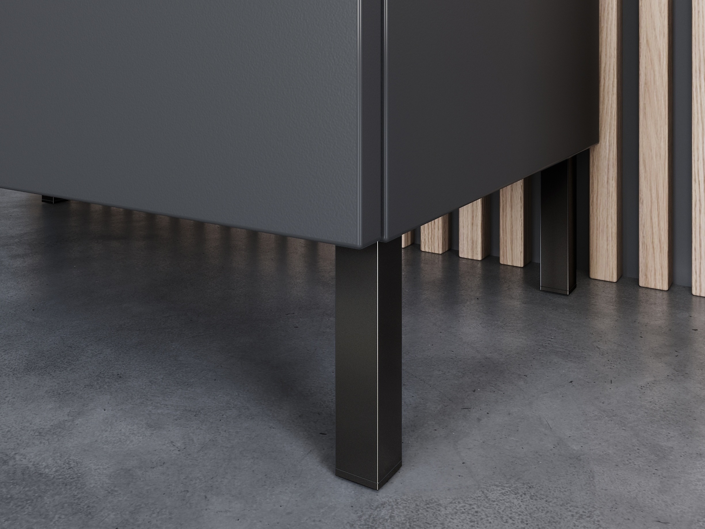 Samostojeći kupatilski ormarić Felfere 105 (Grafit)