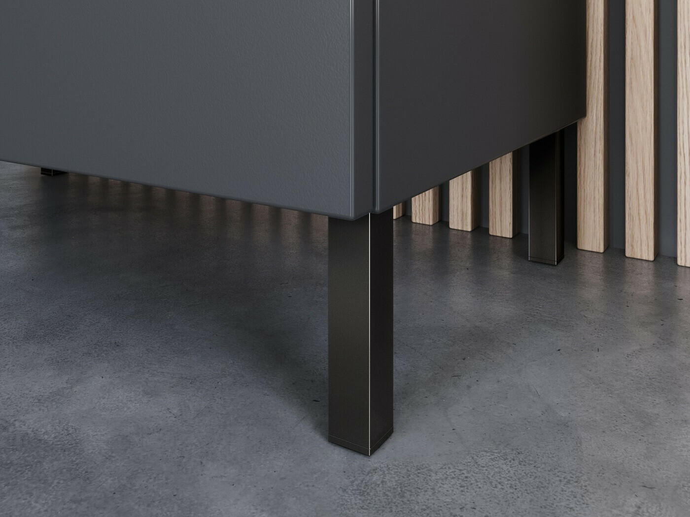 Samostojeći kupatilski ormarić za umivaonik Felfere 100 (Antracit)