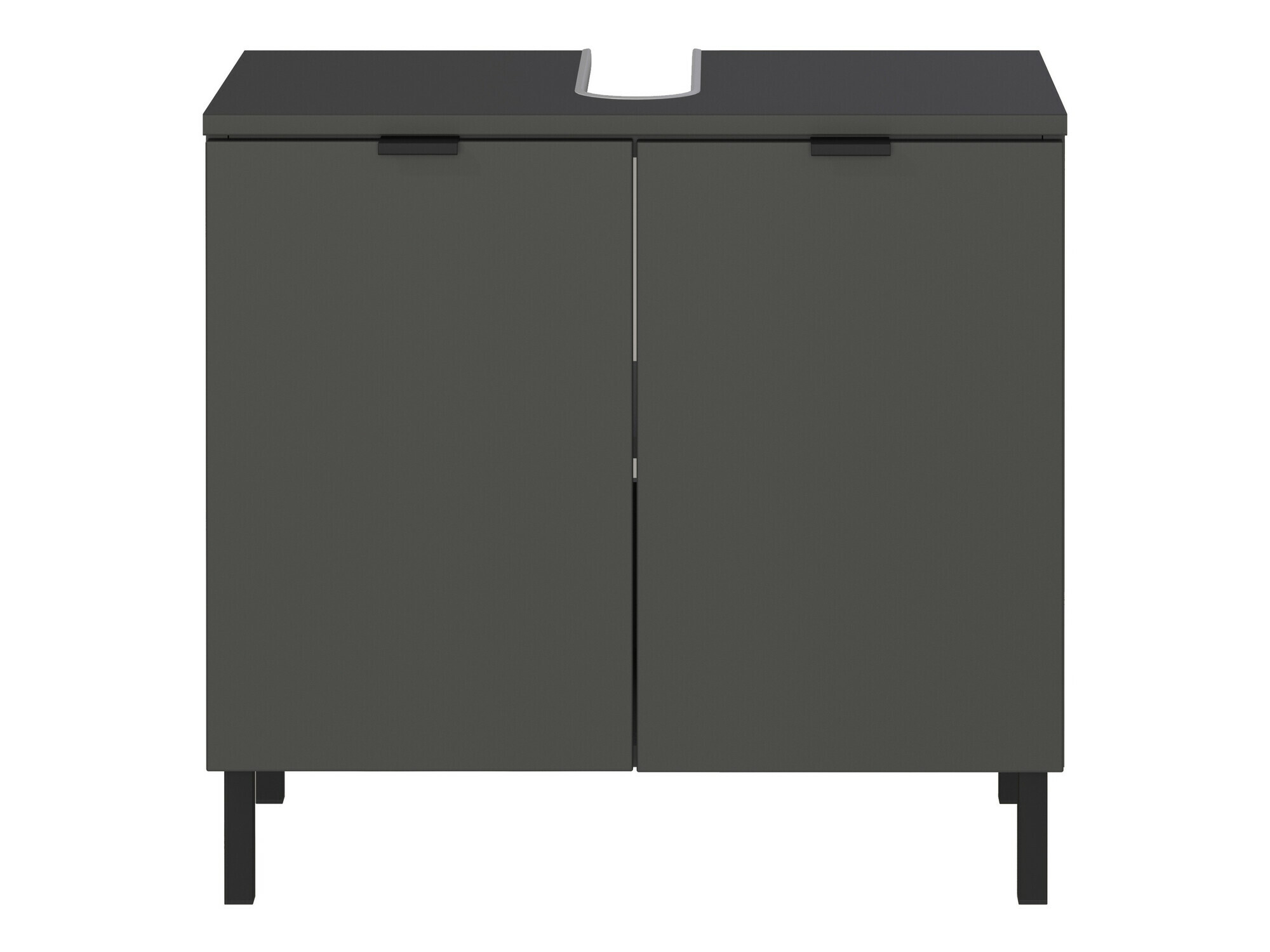 Samostojeći ormarić sa umivaonikom Felfere 100 (Antricit (ugalj))