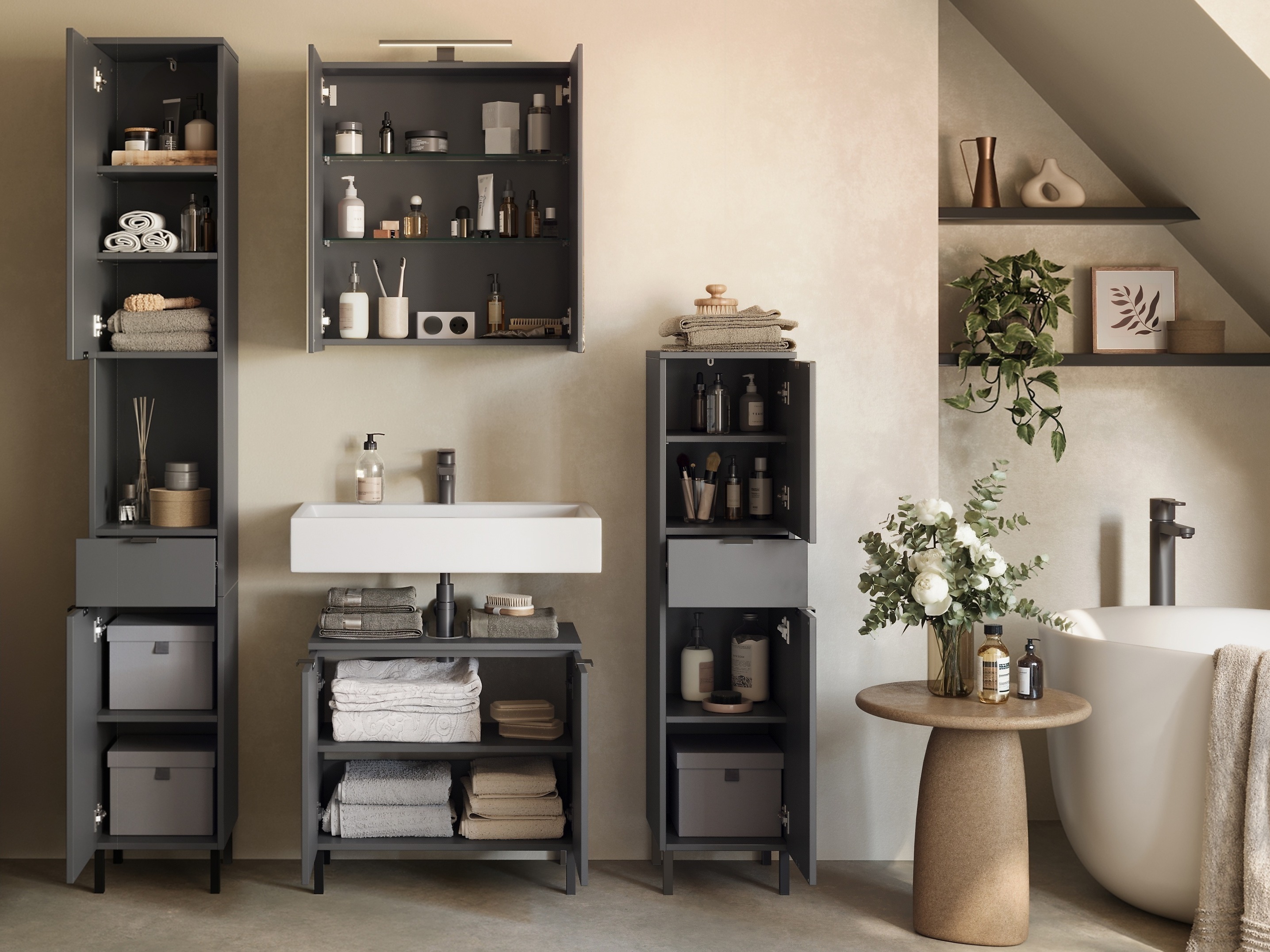 Set za kupatilo Felfere 108 (Antricit (ugalj))