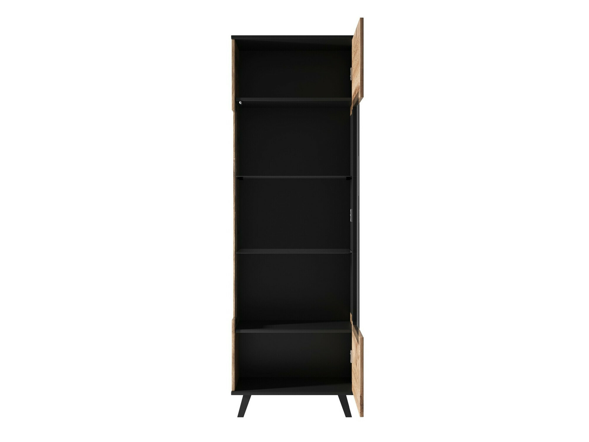 Set za dnevnu sobu Luelia 108 (Crno + Hrast Votan)