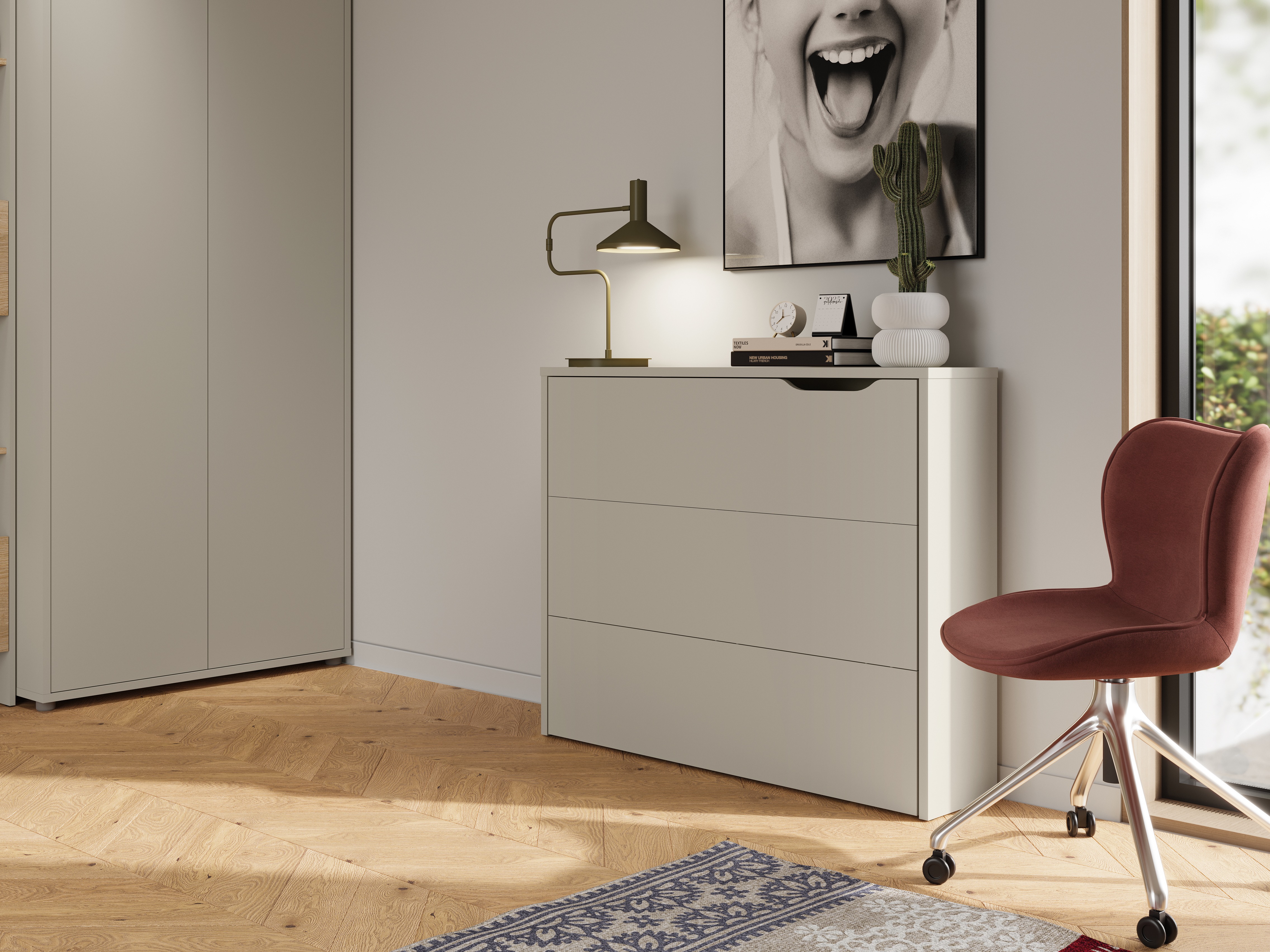 Ugaoni kancelarijski sto Concept Pro Lenart Levfere 101 (Kašmir)