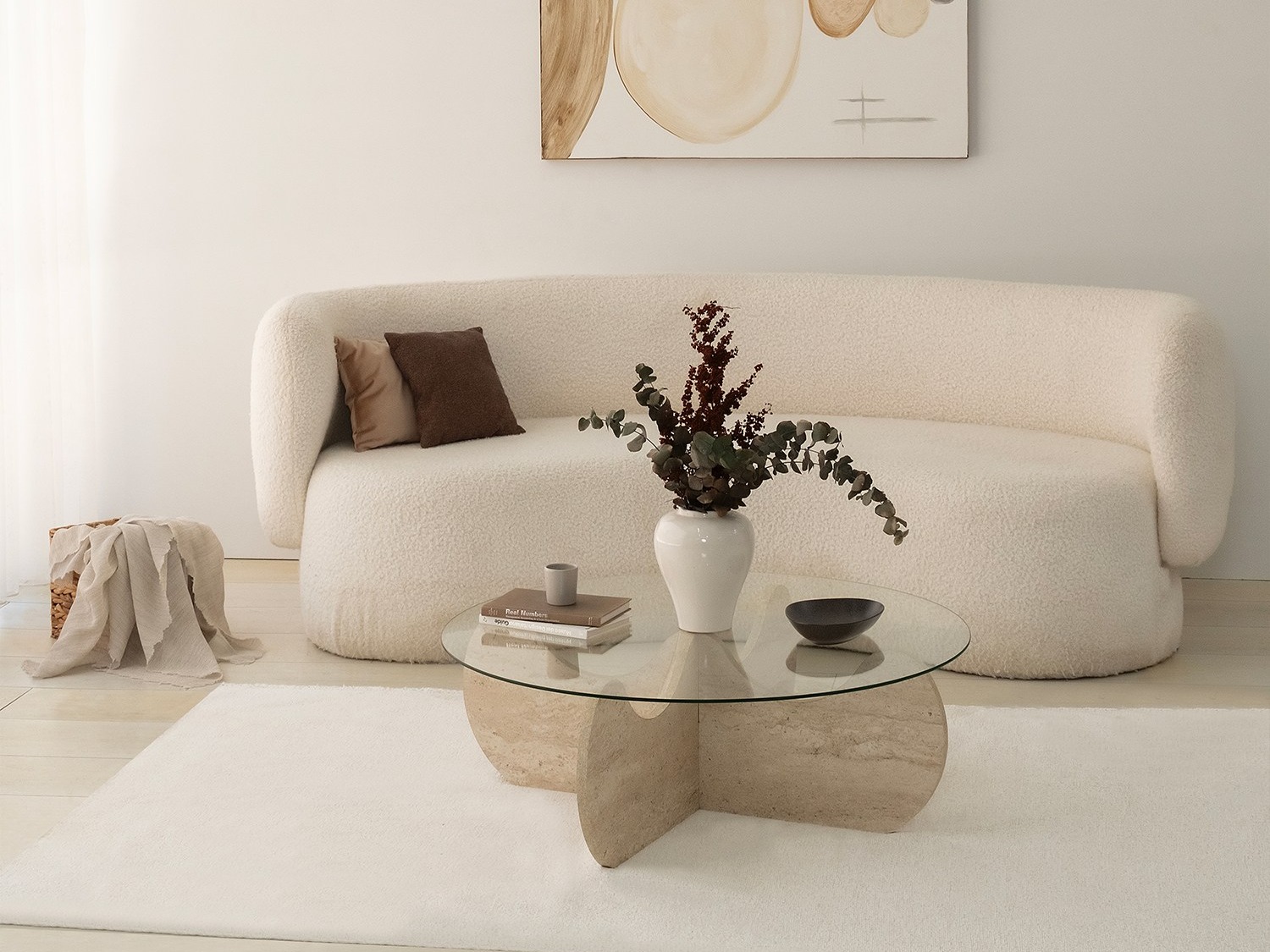 Stočić za kafu Kailua 2630 (Svetlo Travertine)