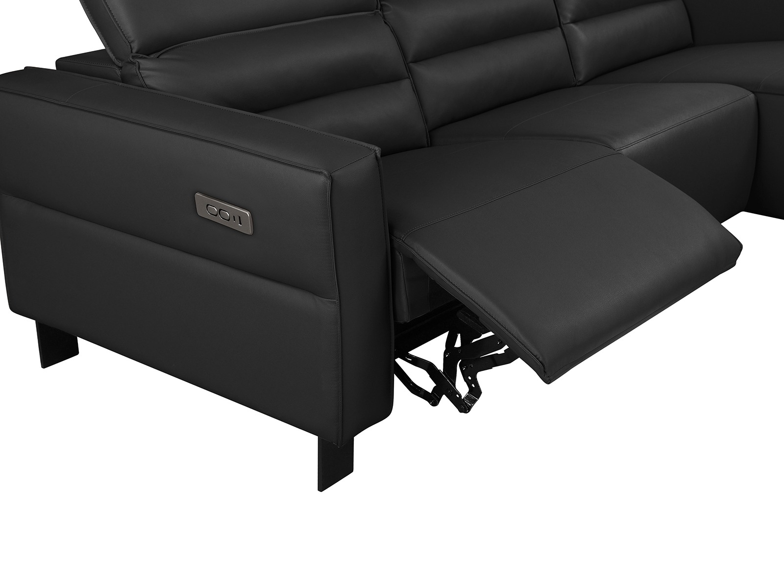 Ugaona relaks garnitura Denton 1486 (Crno)