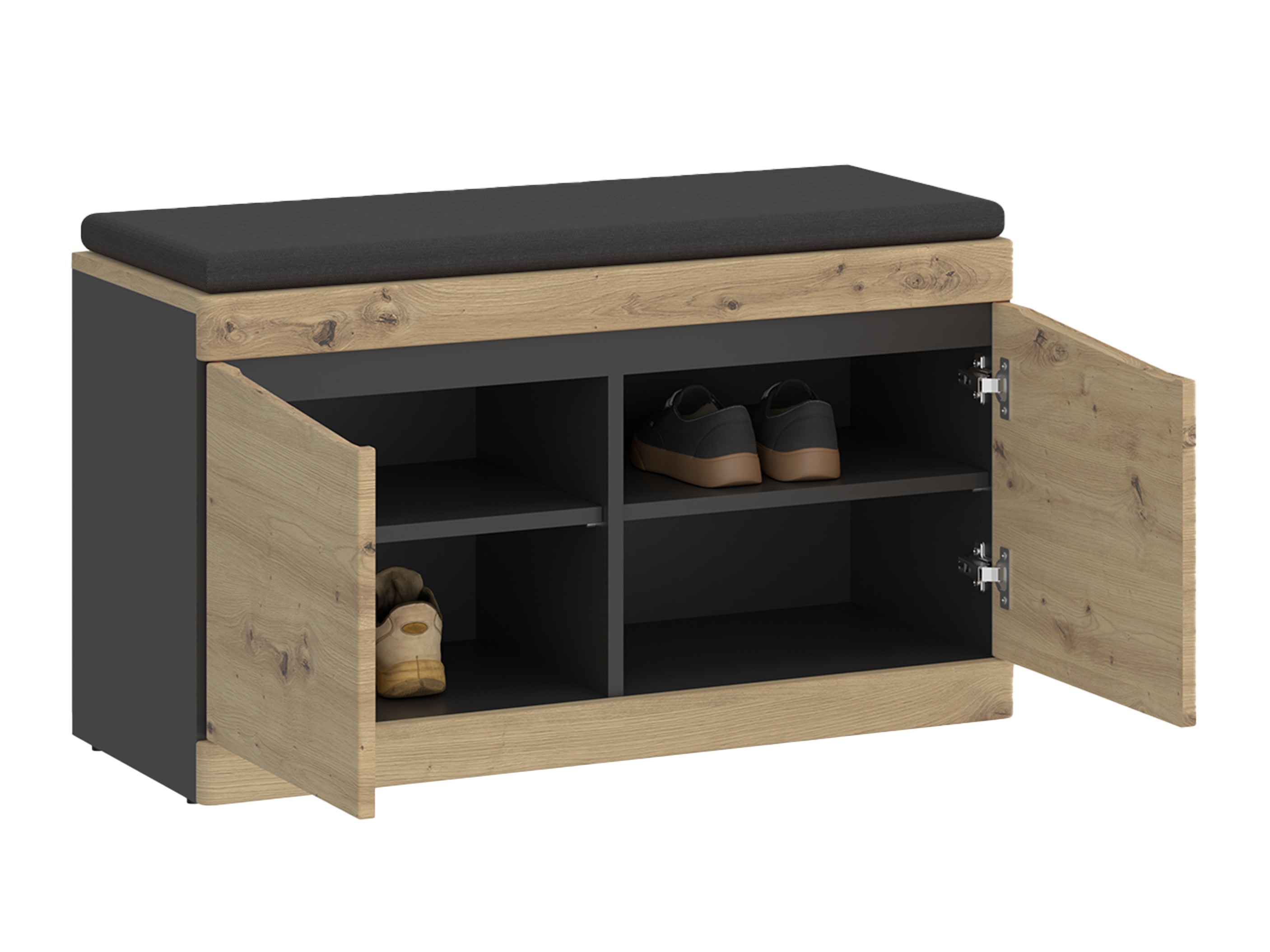 Cipelarnik Ontario 146 (Artisan hrast + Antracit)