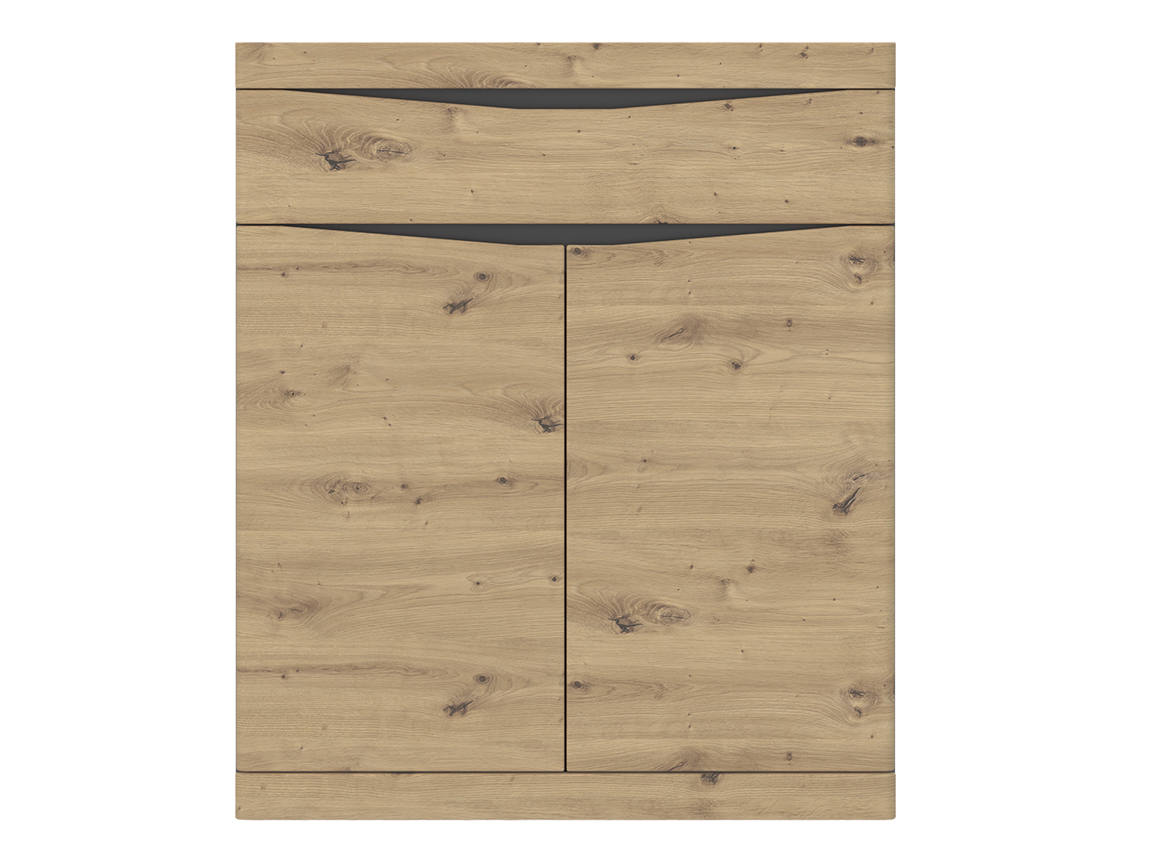 Komoda Venlori 115 (Zanatski hrast + Antricit (ugalj))