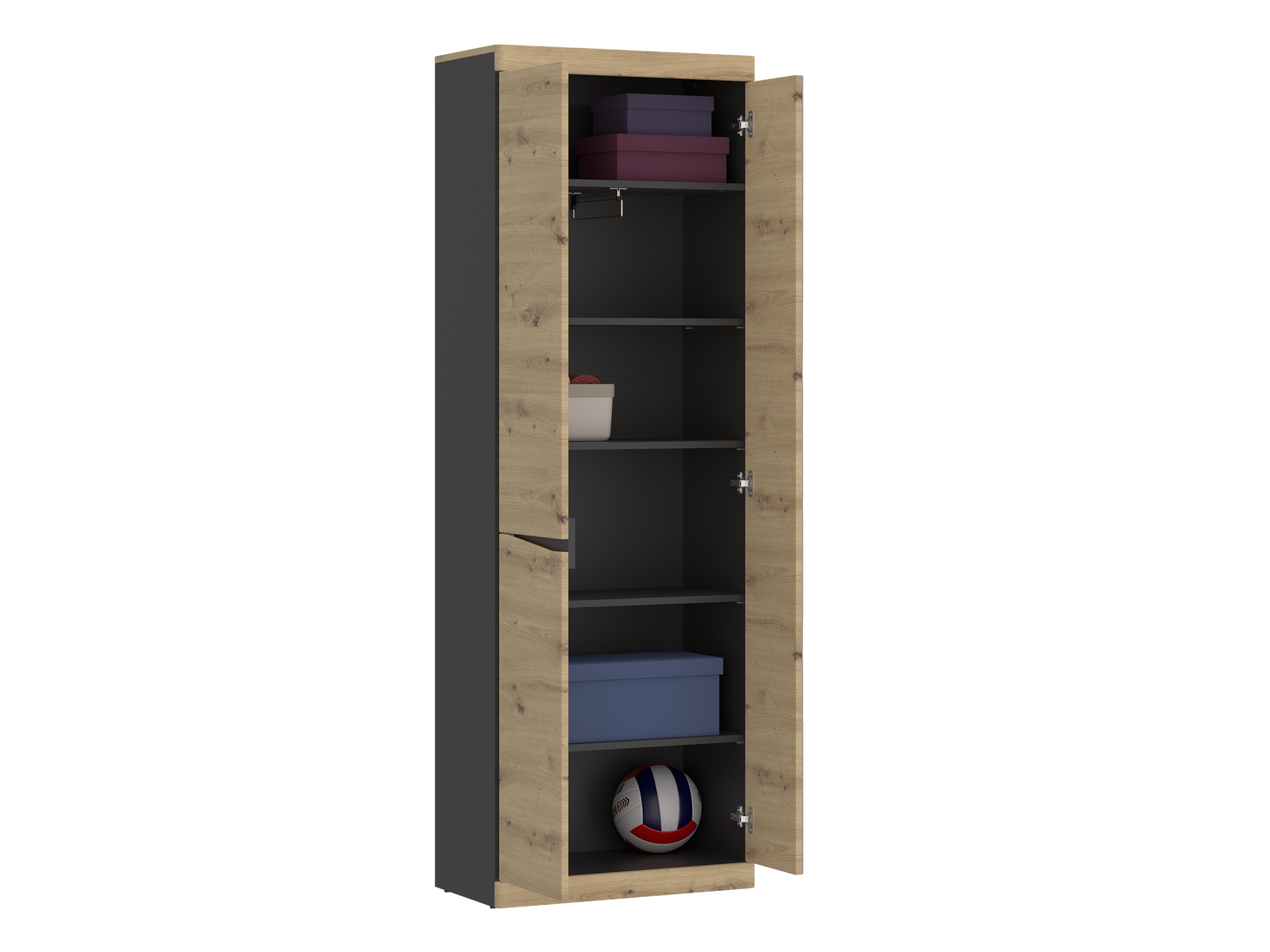 Ormar Venlori 118 (Artisan hrast + Antracit)