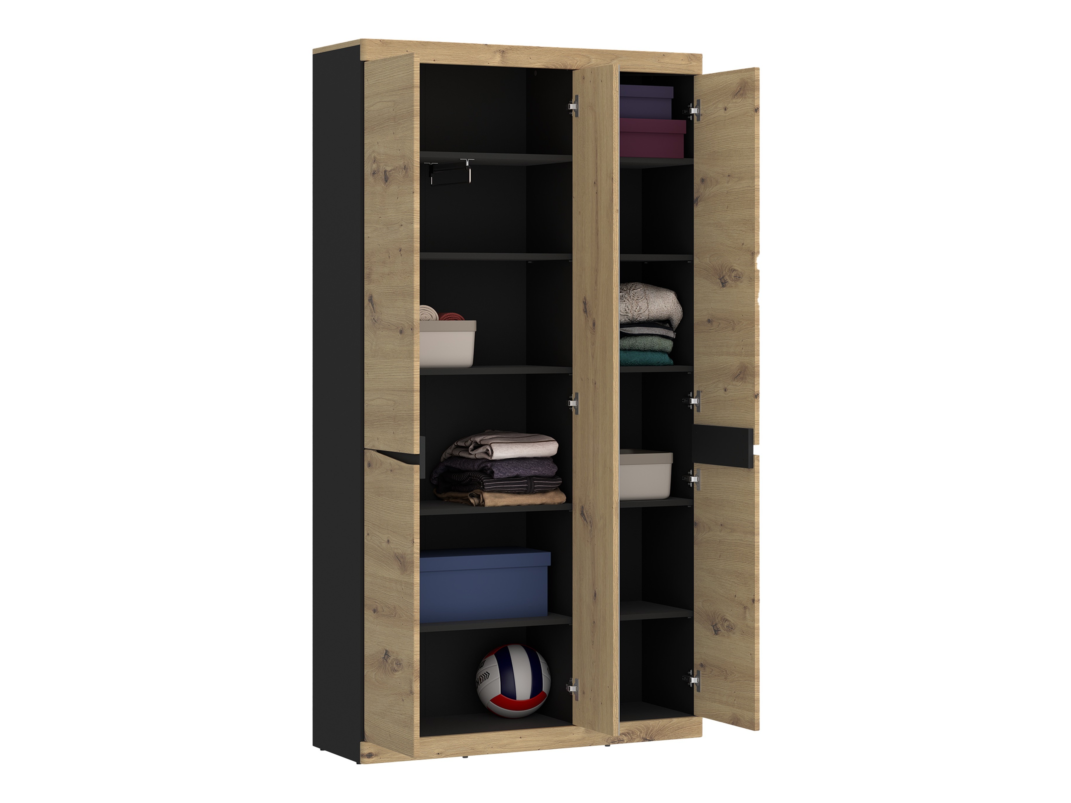 Ormar Venlori 139 (Antricit (ugalj) + Zanatski hrast)