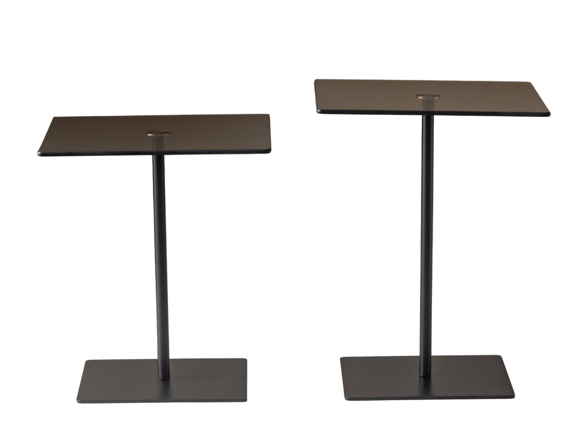 Set pomoćnih stočića Kailua 2639 (Crno + Smeđa)