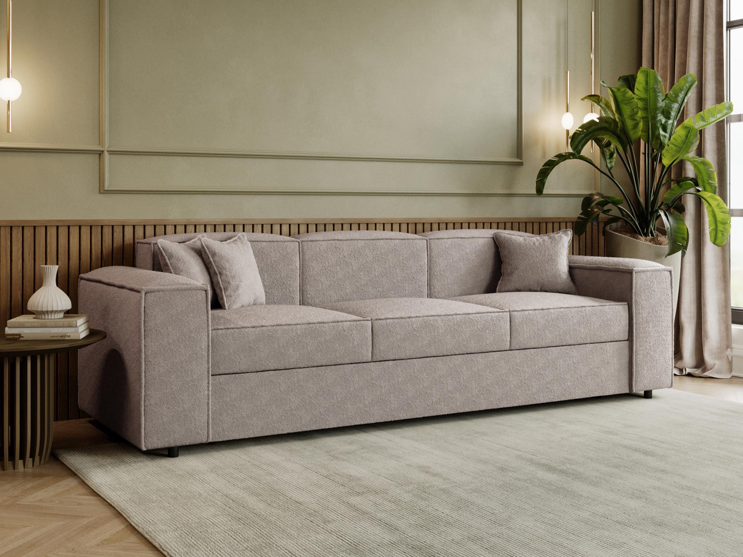 Sofa na razvlačenje Clovis 114 (Coral 50)