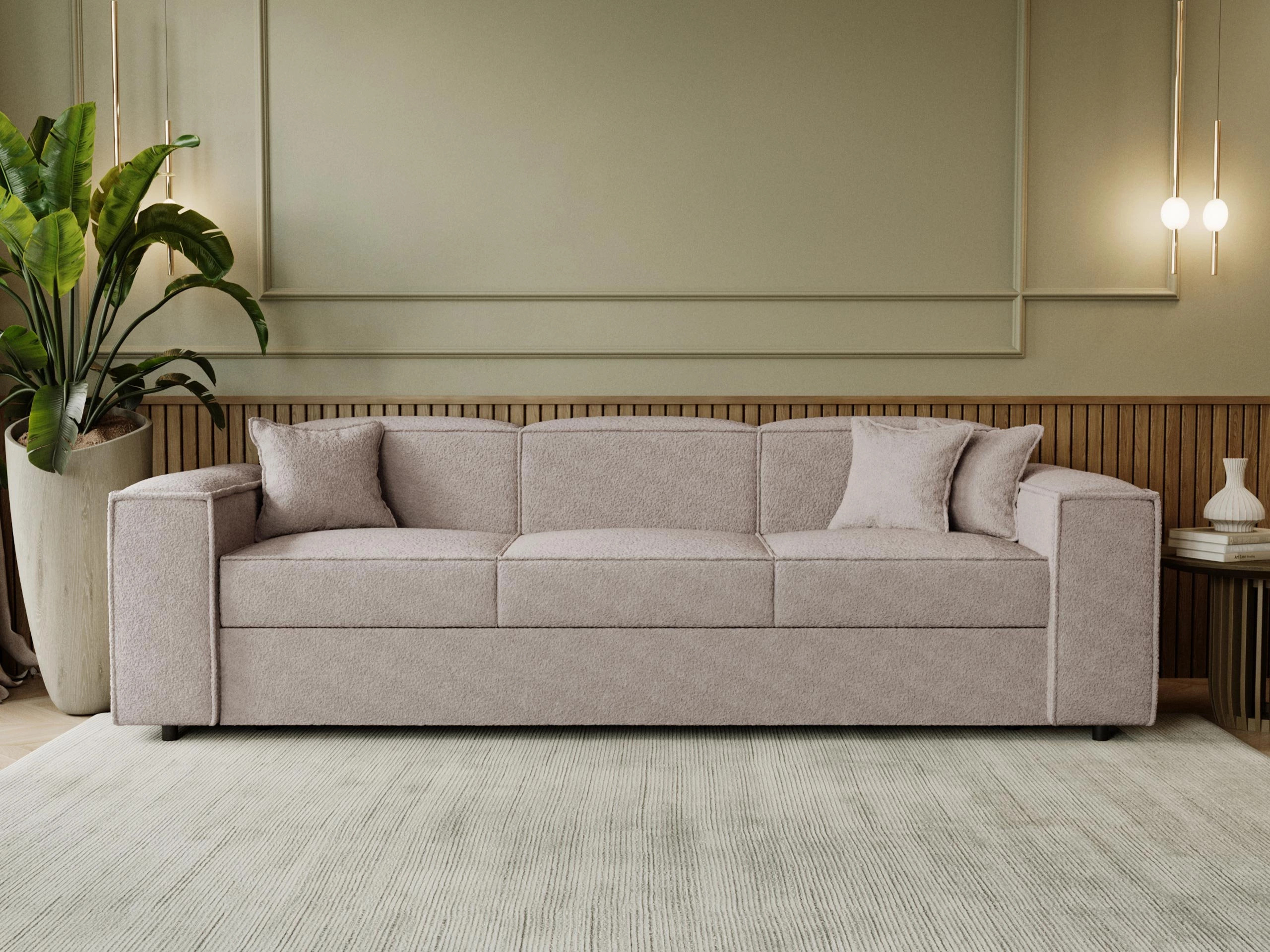 Sofa na razvlačenje Clovis 114 (Coral 50)