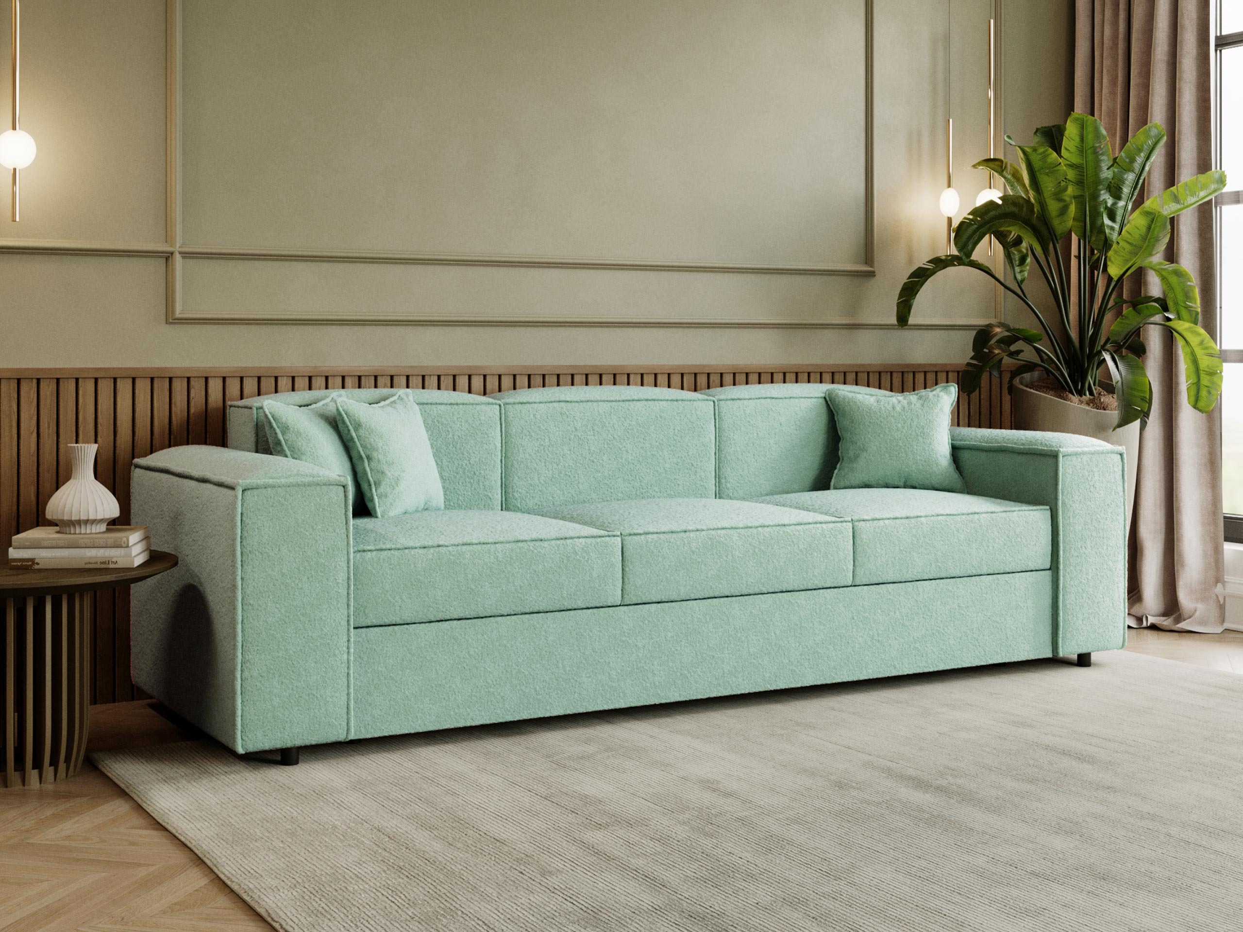 Sofa na razvlačenje Clovis 114 (Coral 55)