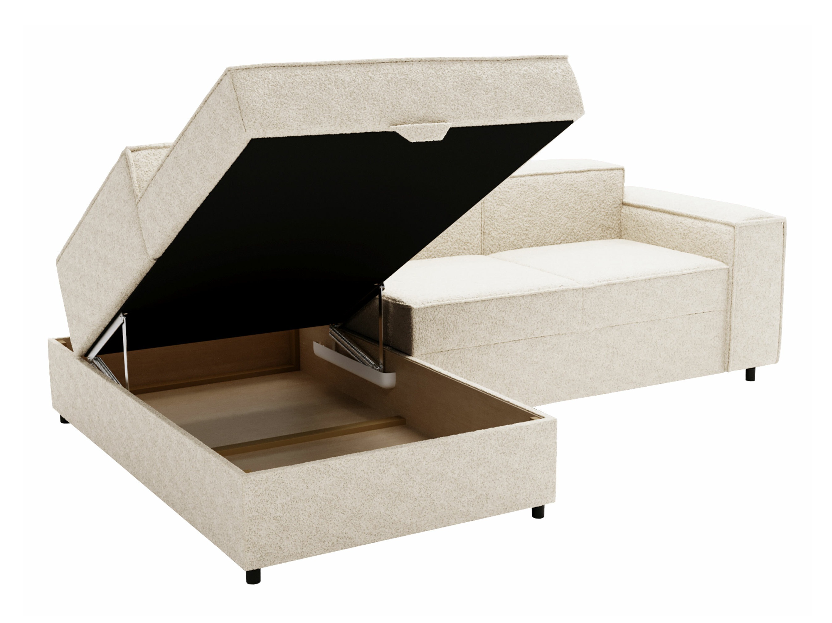 Ugaona sofa Clovis 116 (Coral 65)