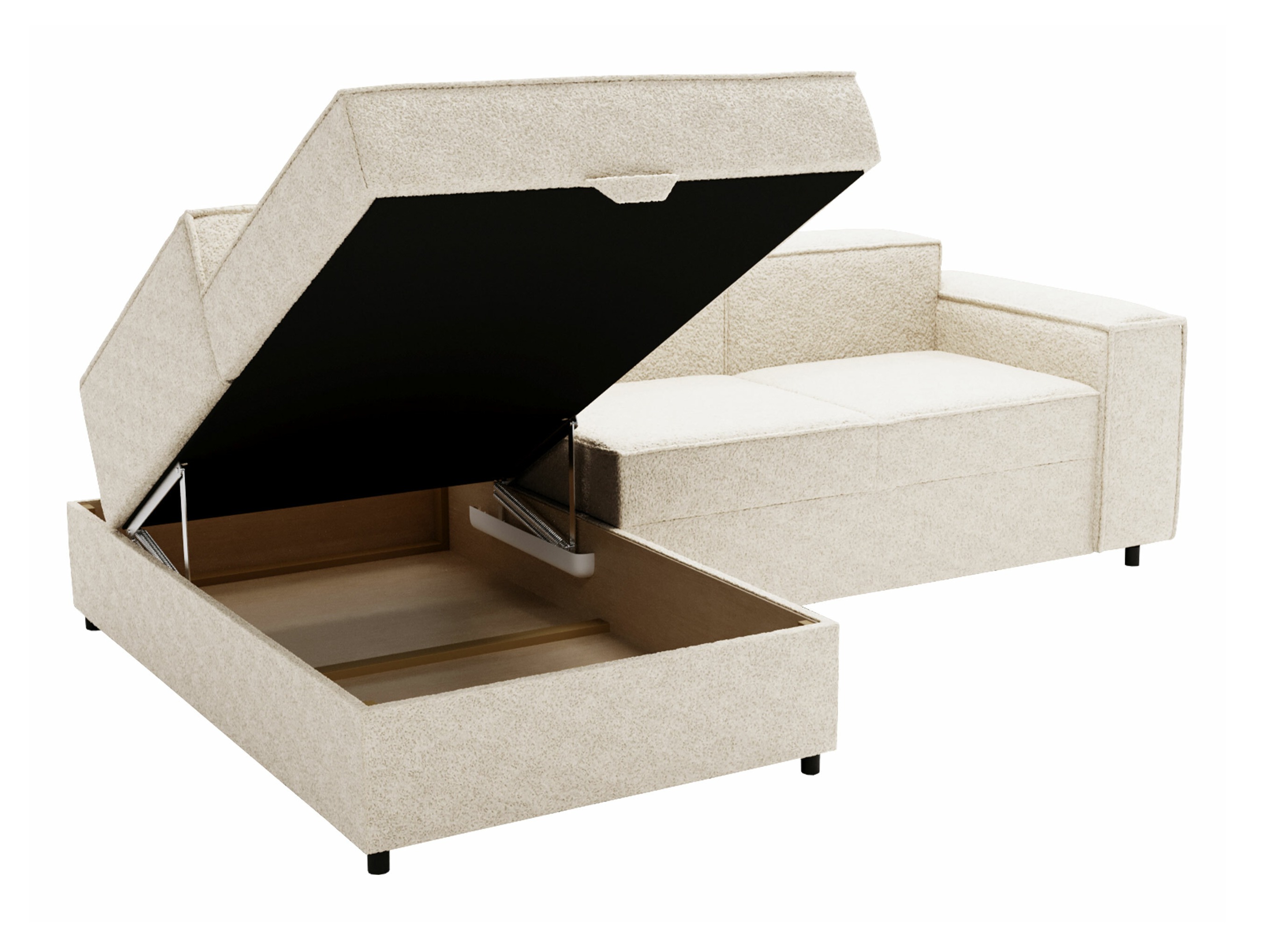 Ugaona sofa Clovis 116 (Coral 65)