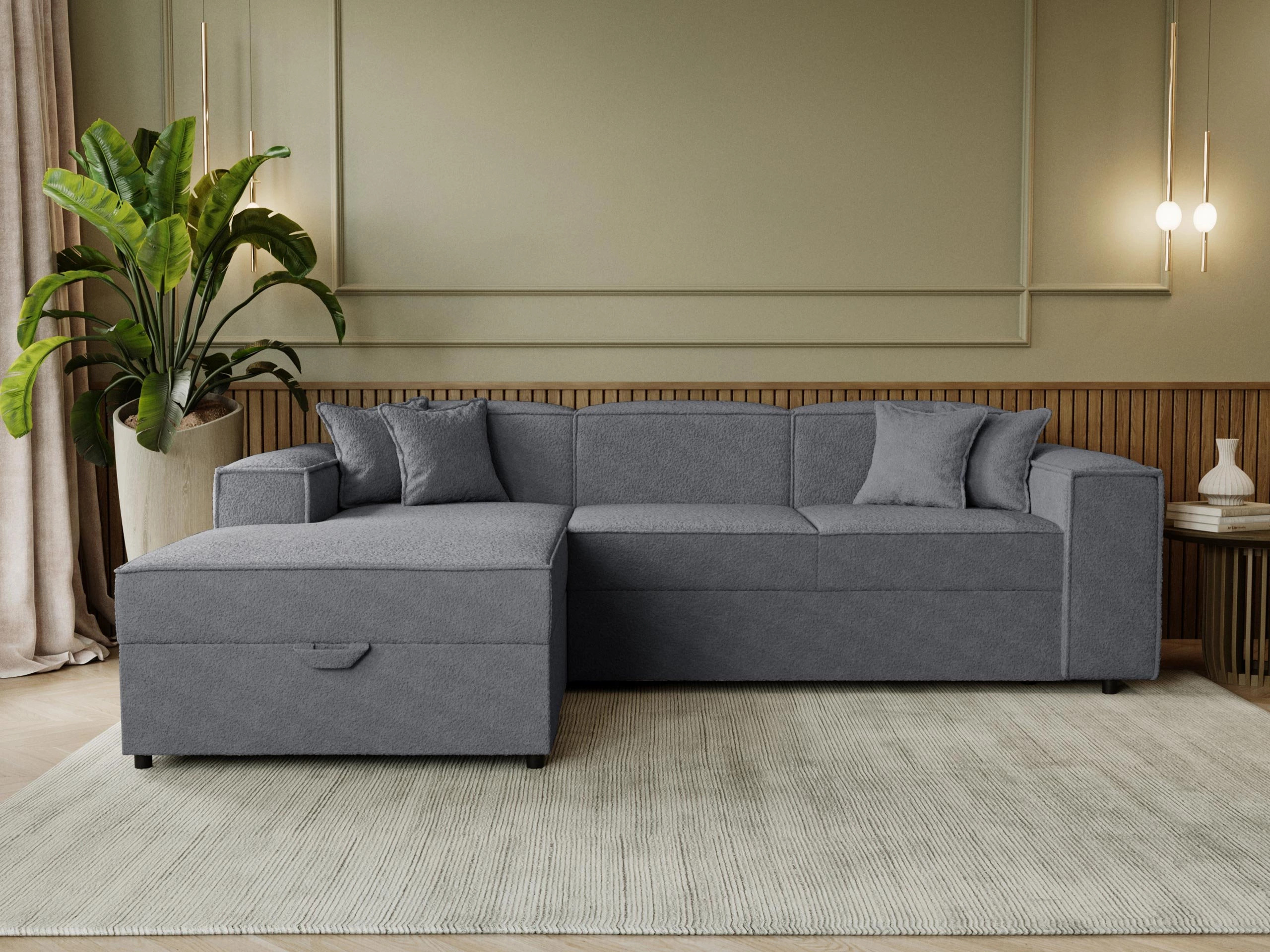Ugaona sofa Clovis 116 (Coral 80)