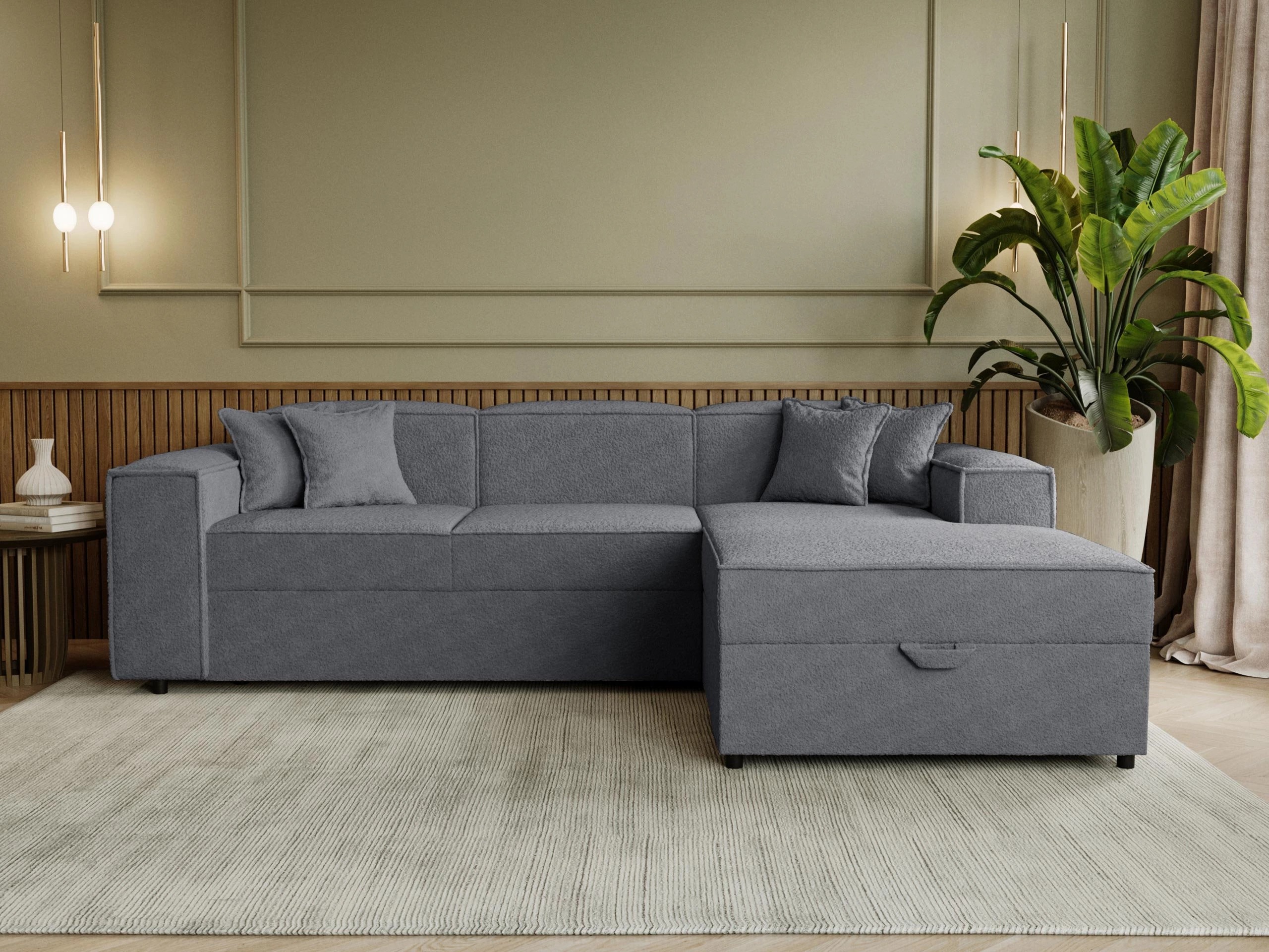 Ugaona sofa Clovis 116 (Coral 80)