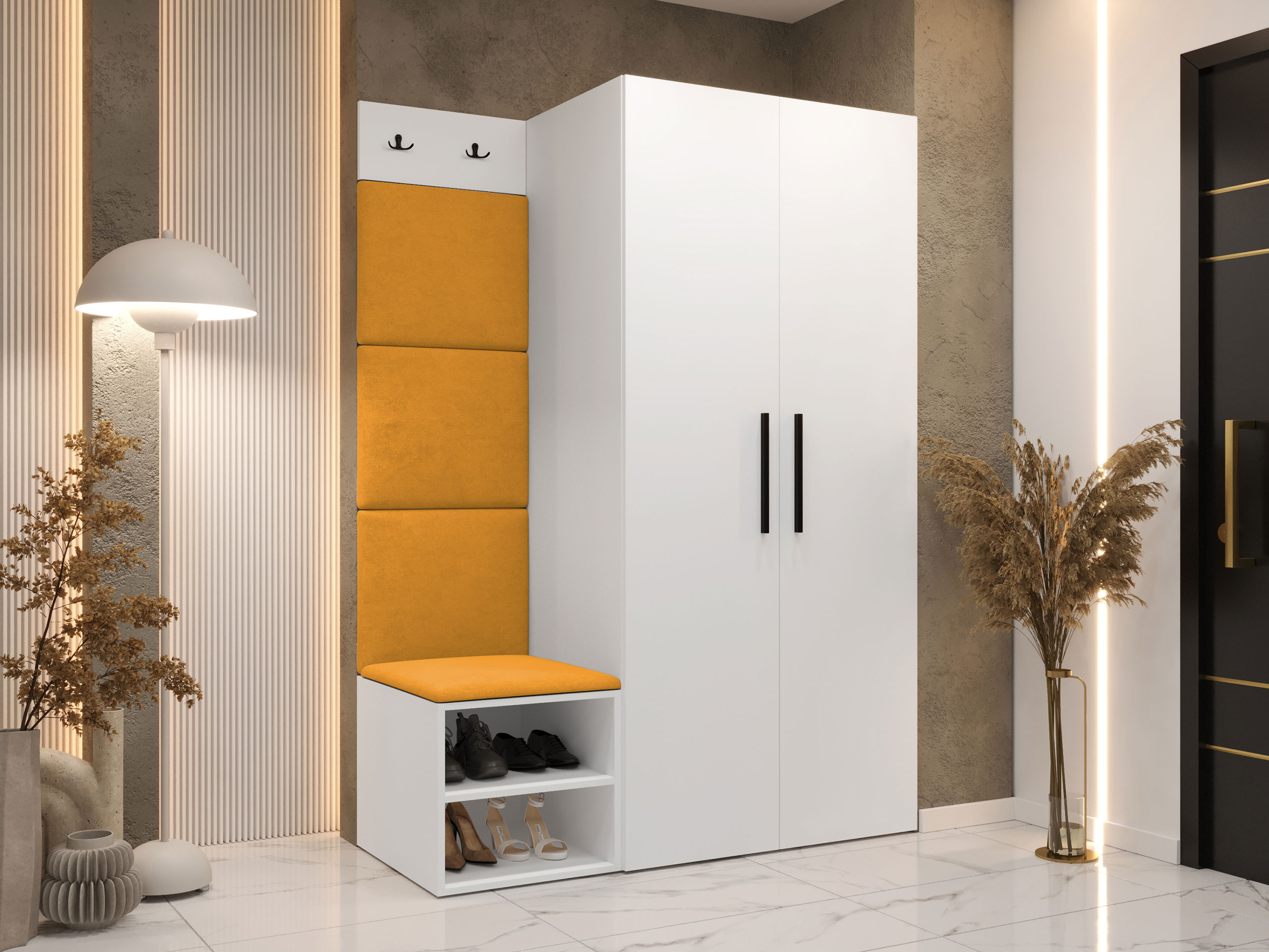 Set za hodnik Hartford 523 (Belo)