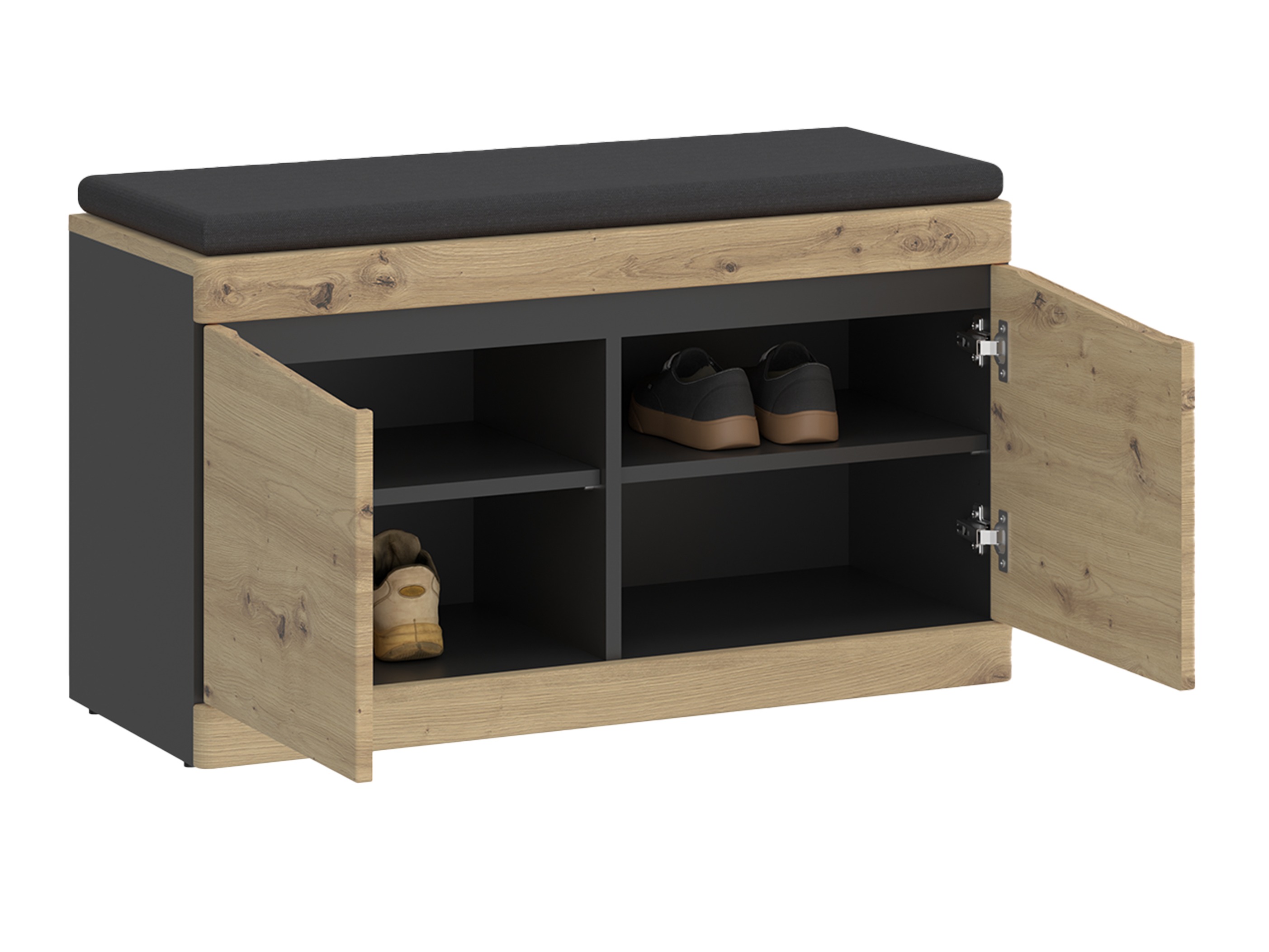 Set za hodnik Venlori 119 (Zanatski hrast + Antricit (ugalj))