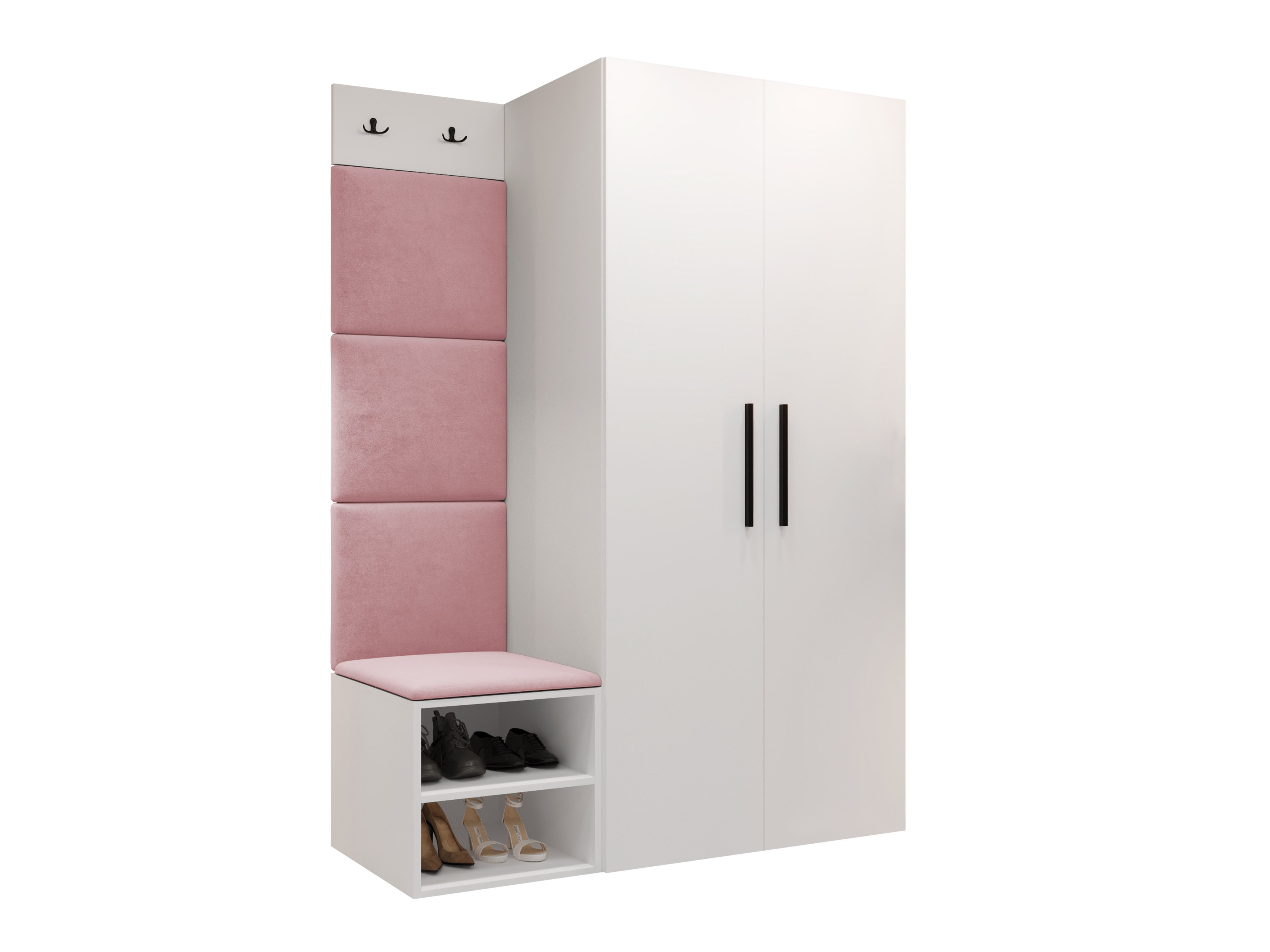 Set za hodnik Hartford 523 (Belo)