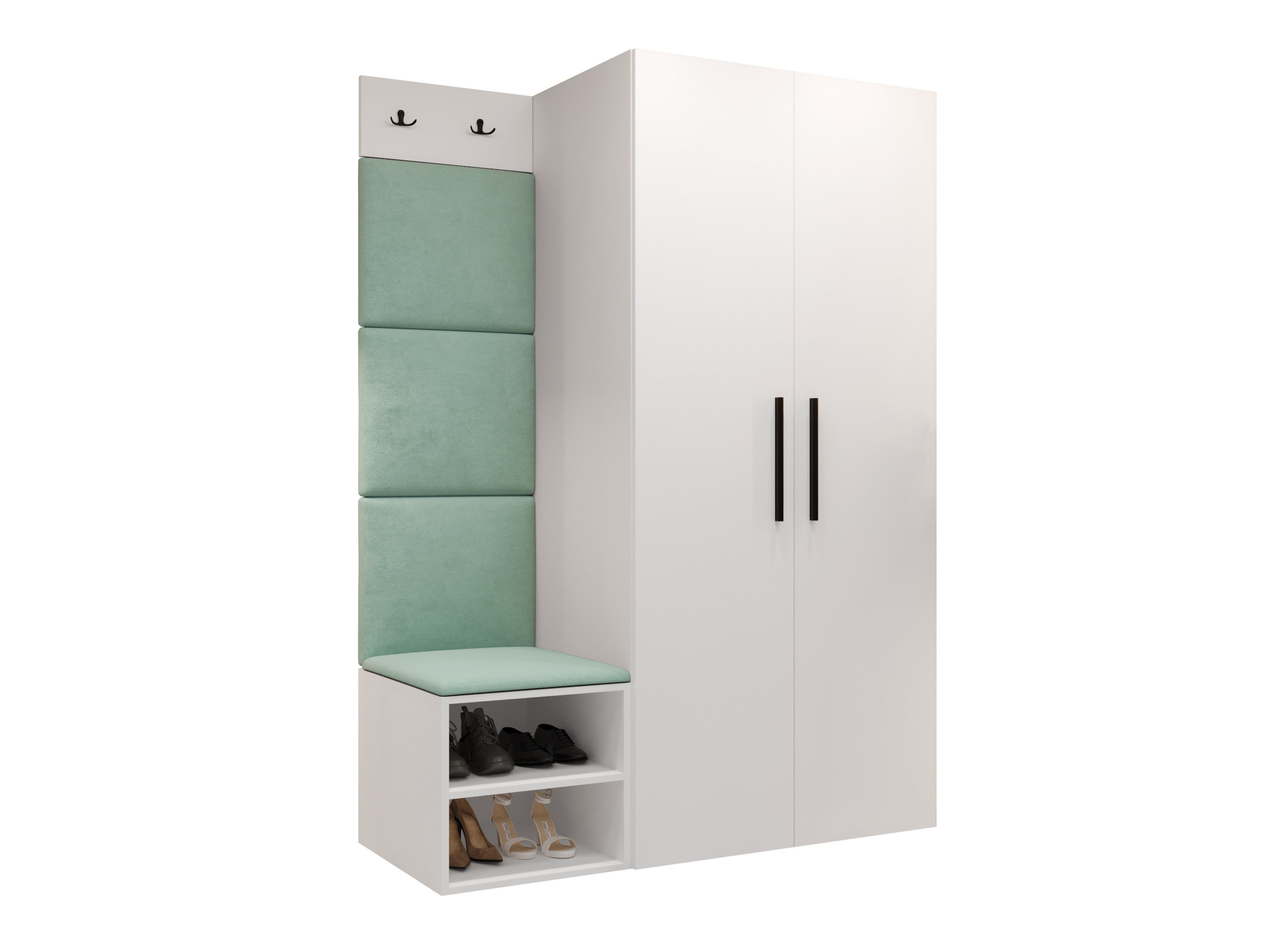 Set za hodnik Hartford 523 (Belo)