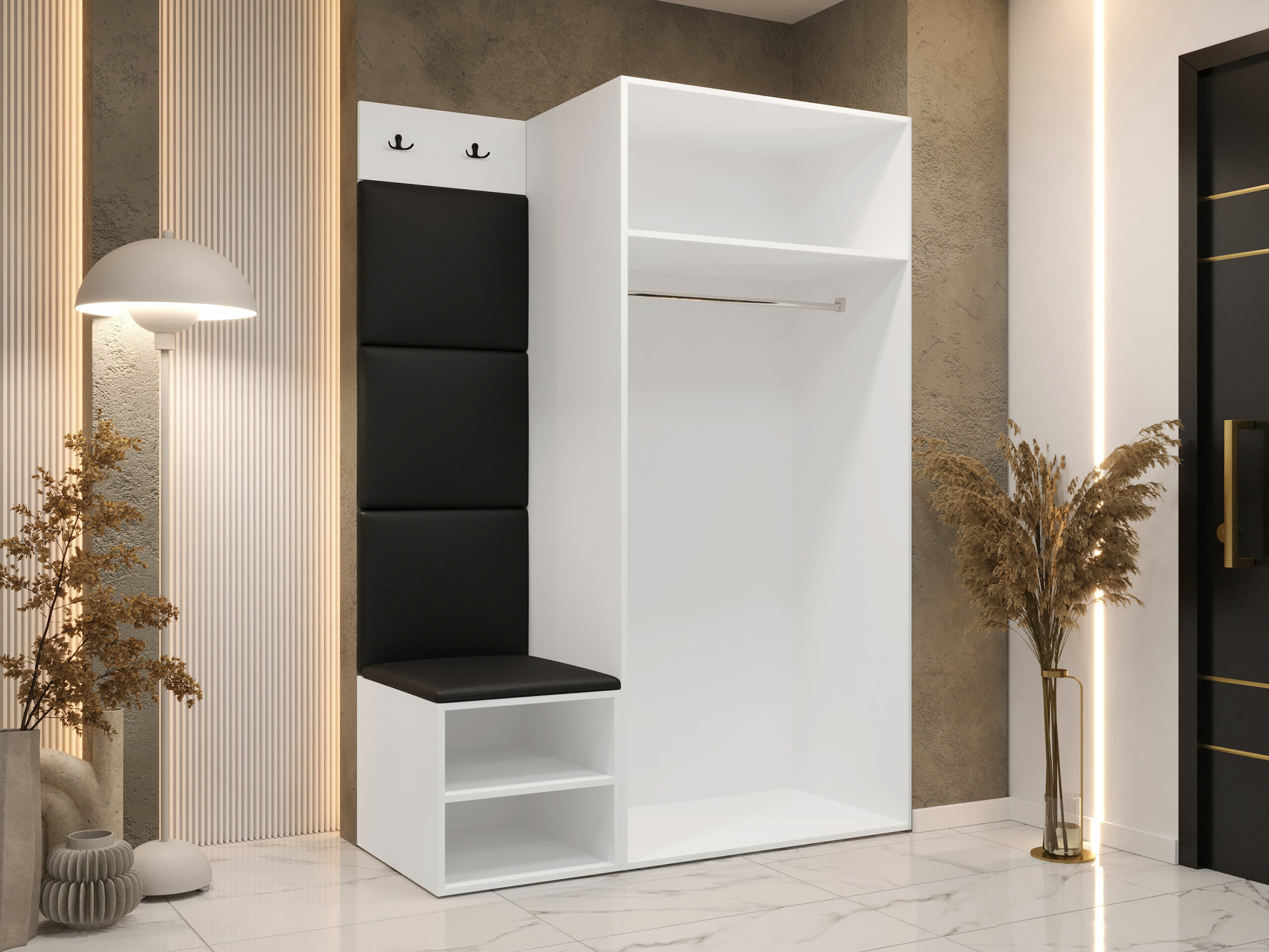 Set za hodnik Hartford 523 (Zanatski hrast)