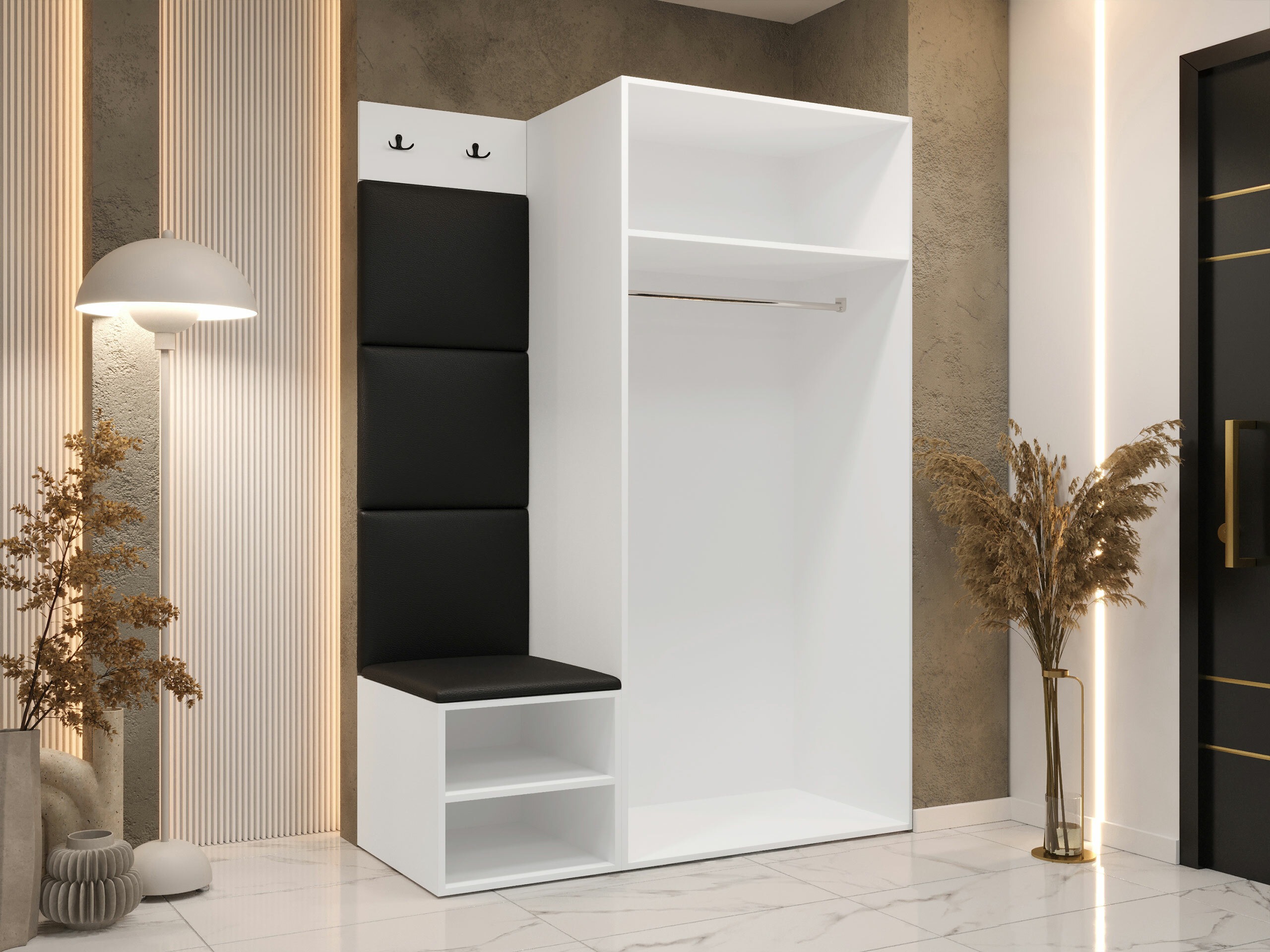 Set za hodnik Hartford 523 (Zanatski hrast)