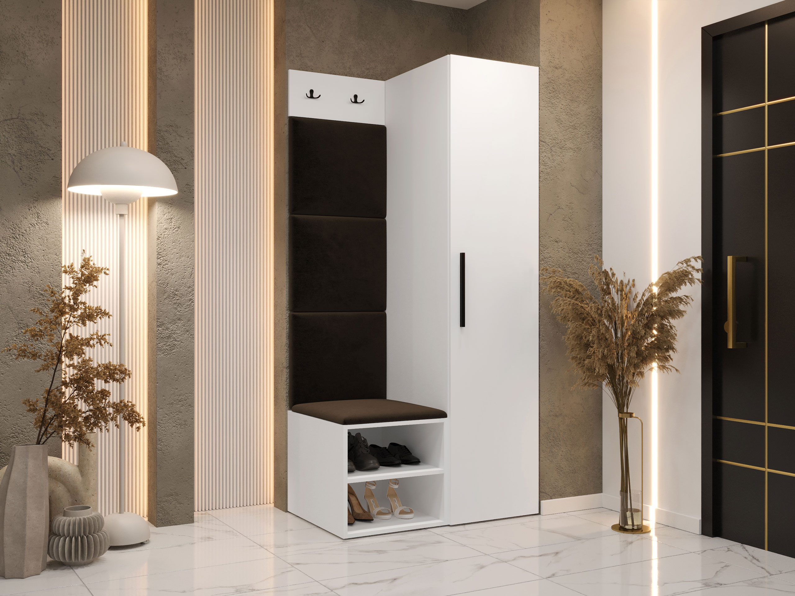 Set za hodnik Hartford 524 (Belo)