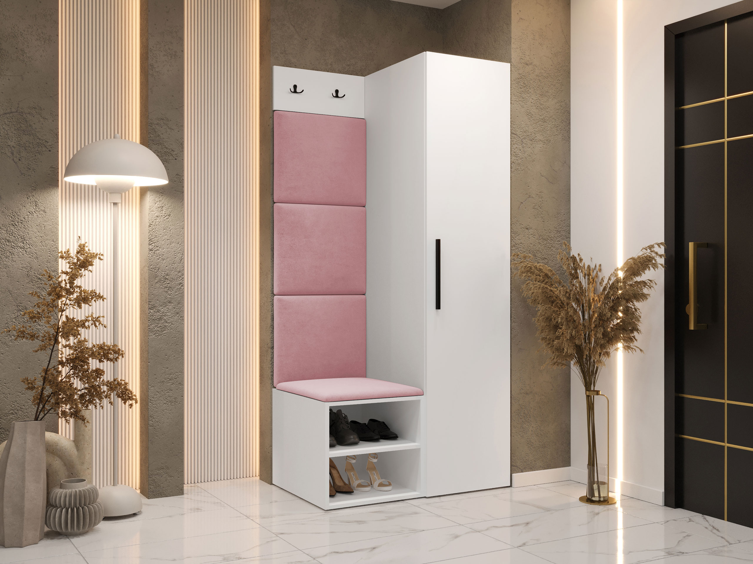 Set za hodnik Hartford 524 (Belo)