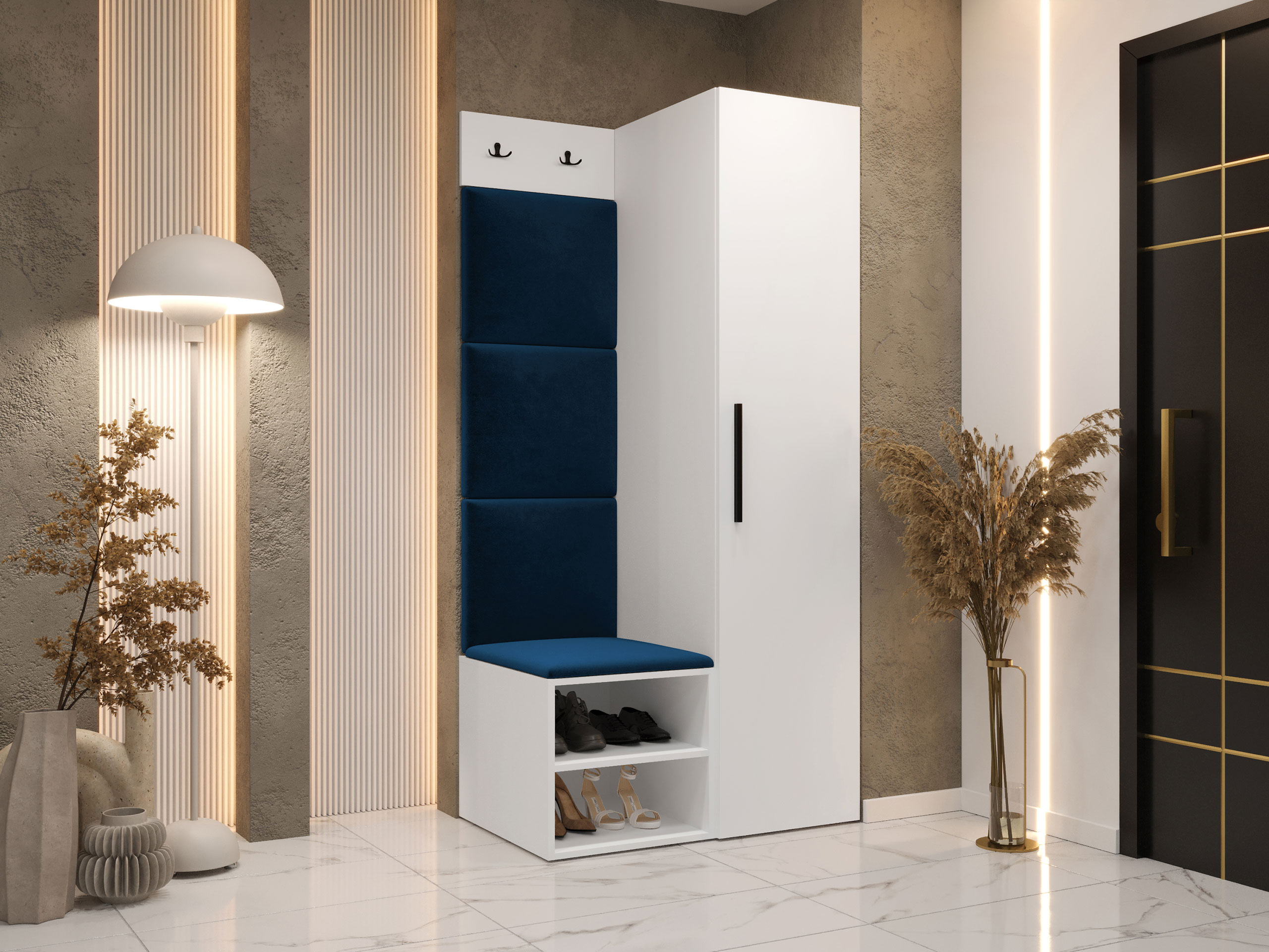 Set za hodnik Hartford 524 (Belo)