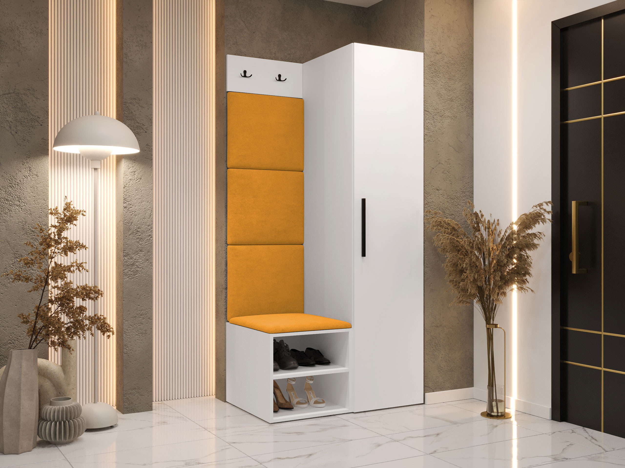 Set za hodnik Hartford 524 (Belo)