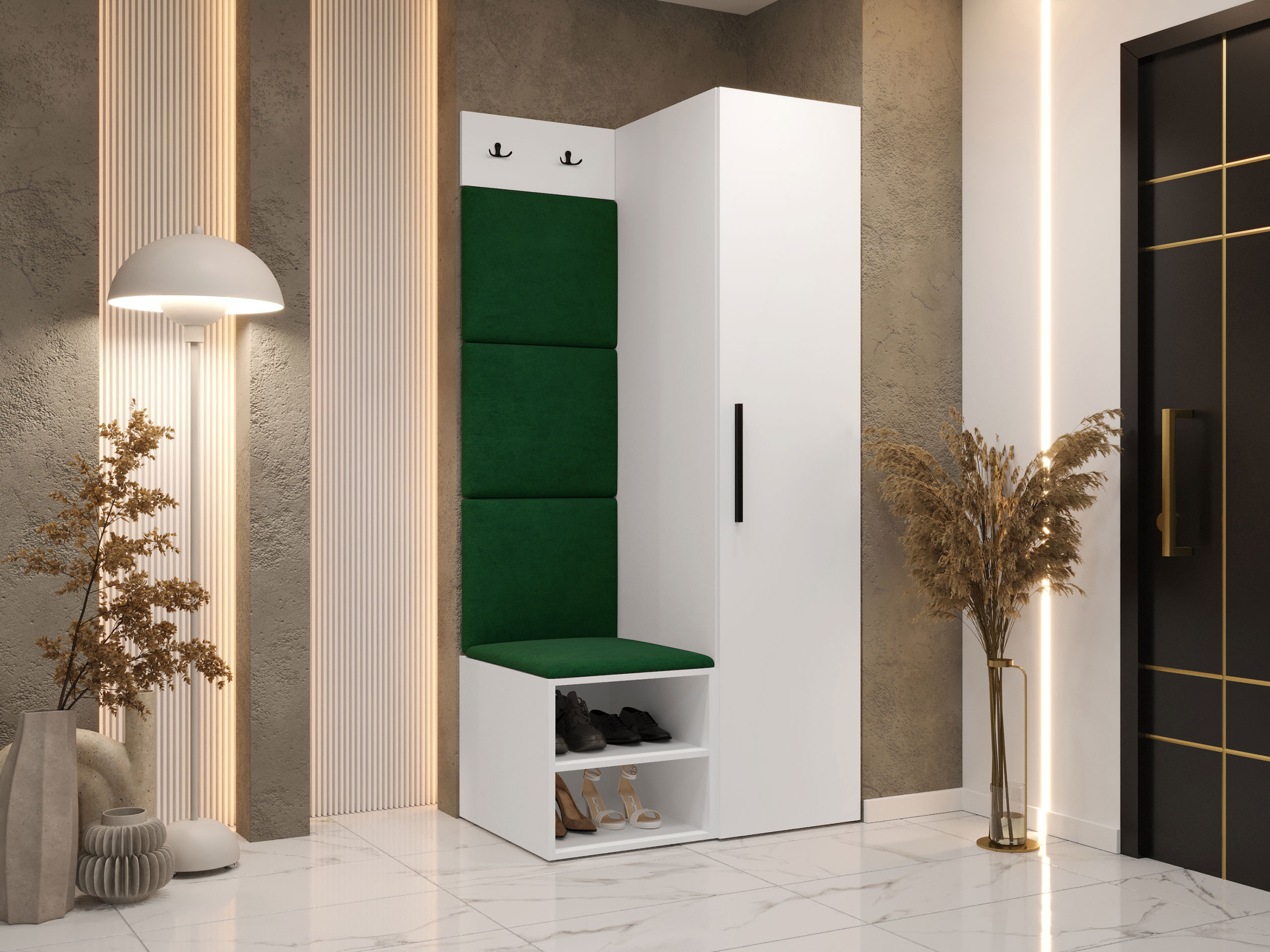 Set za hodnik Hartford 524 (Belo)