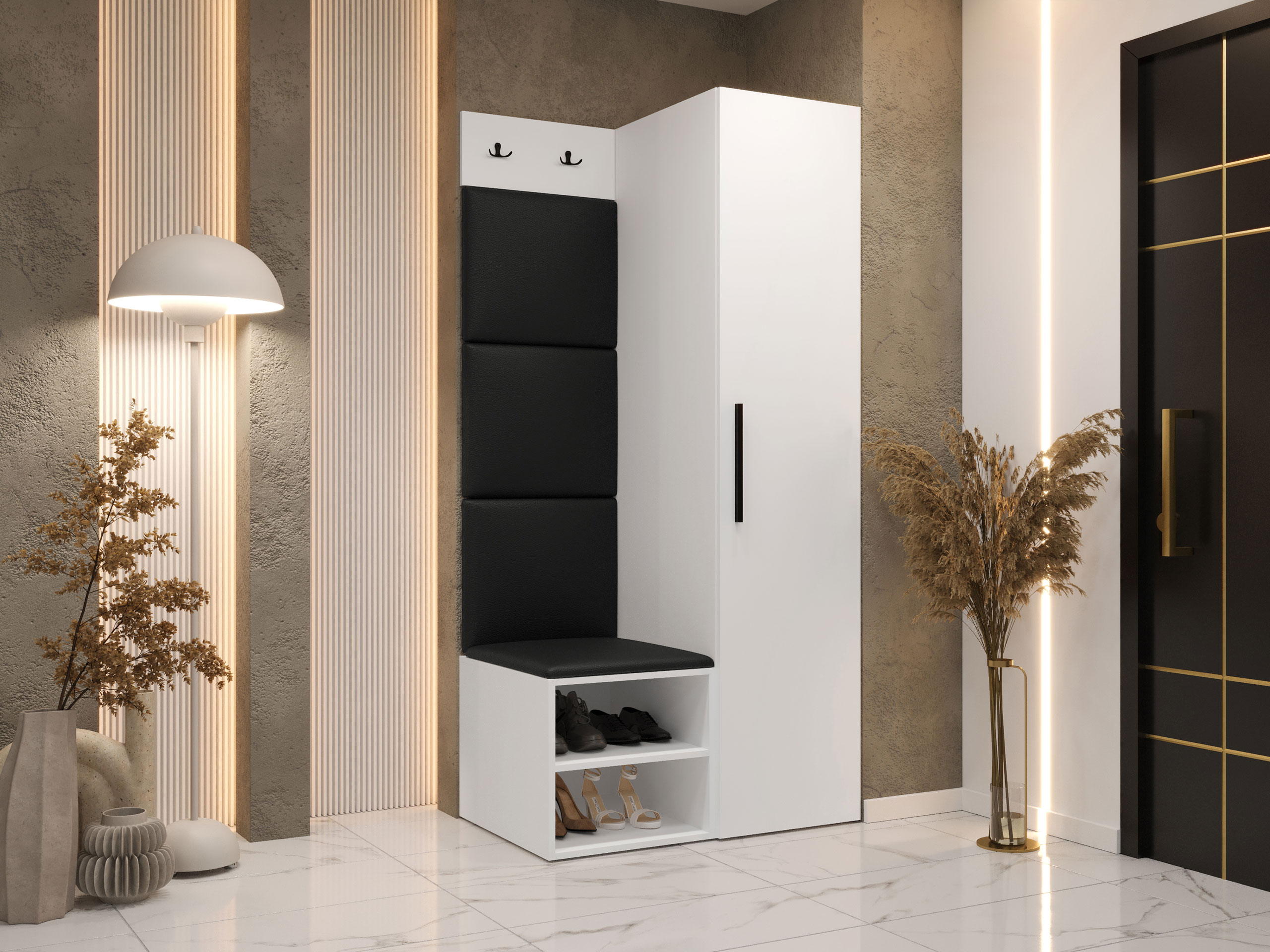 Set za hodnik Hartford 524 (Belo)