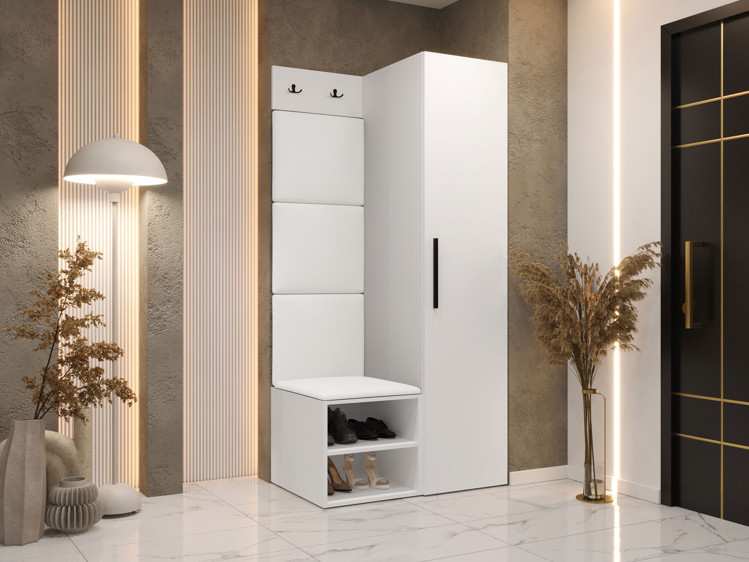 Set za hodnik Hartford 524 (Belo)