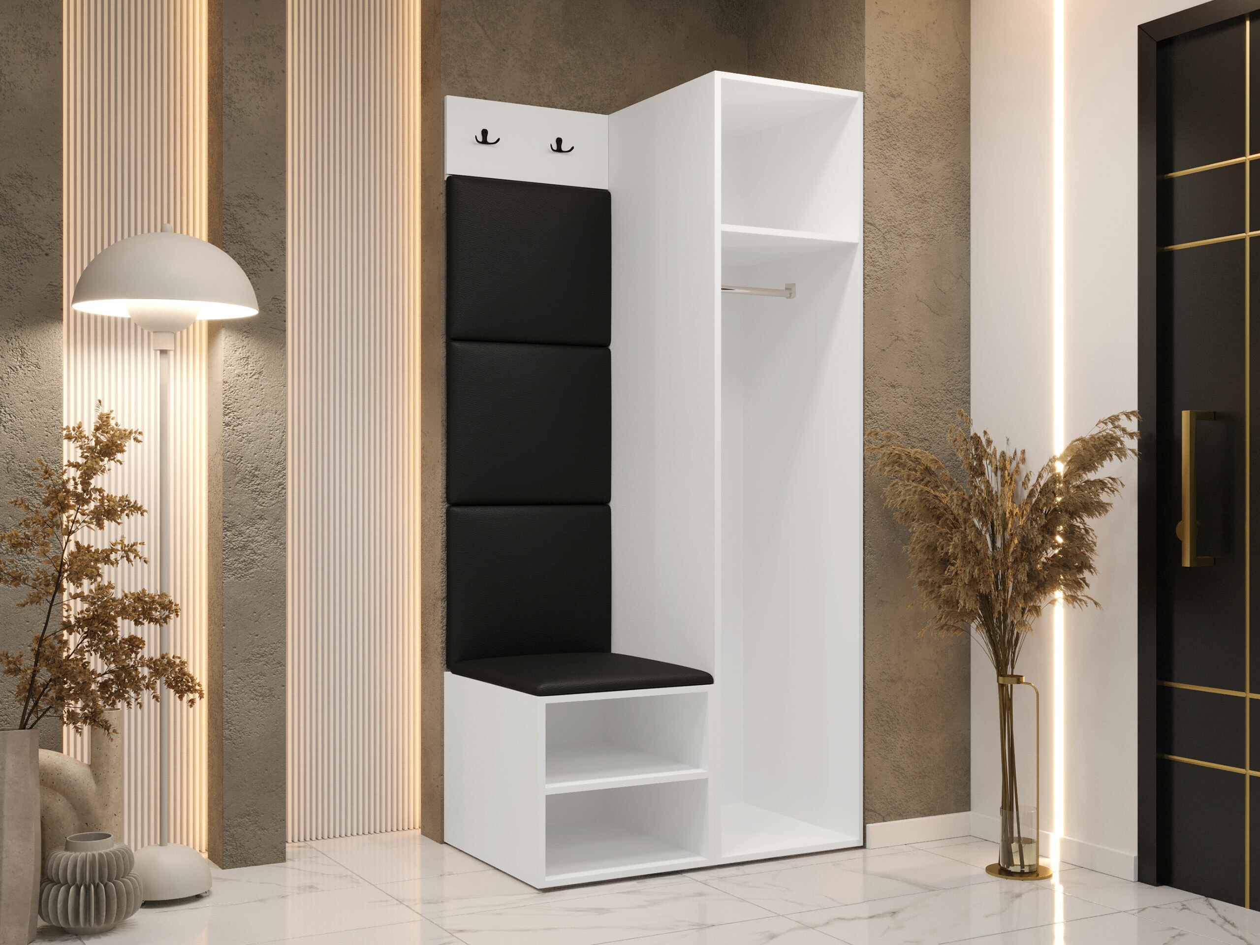 Set za hodnik Hartford 524 (Belo)