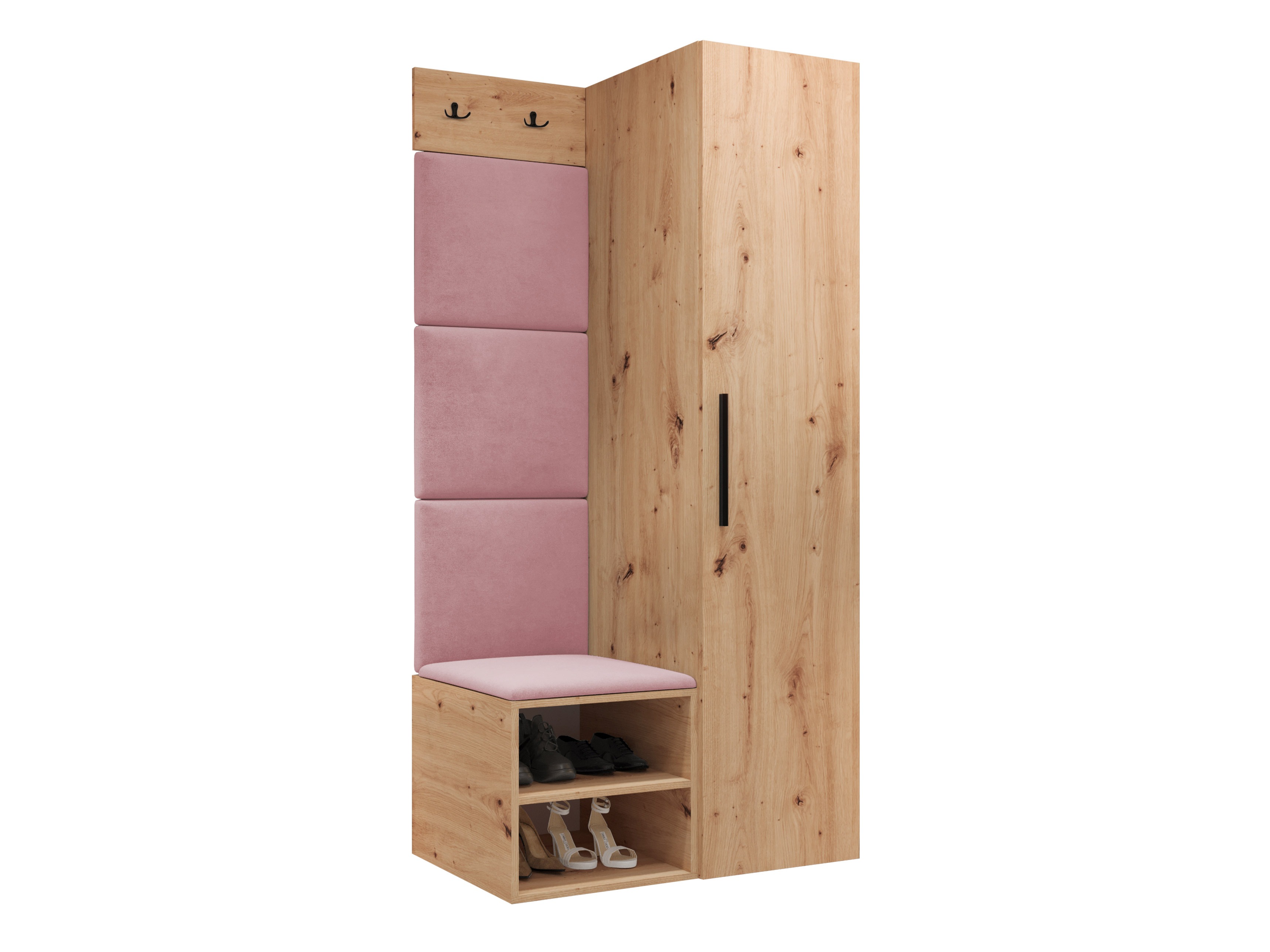 Set za hodnik Hartford 524 (Zanatski hrast)