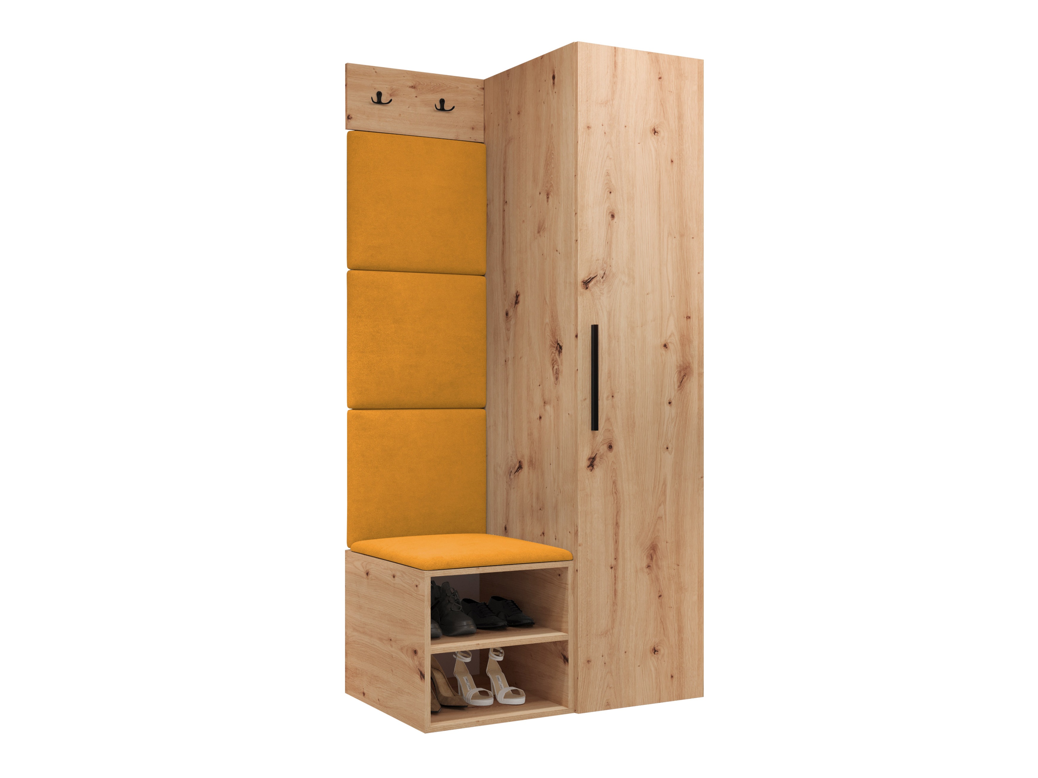 Set za hodnik Hartford 524 (Zanatski hrast)