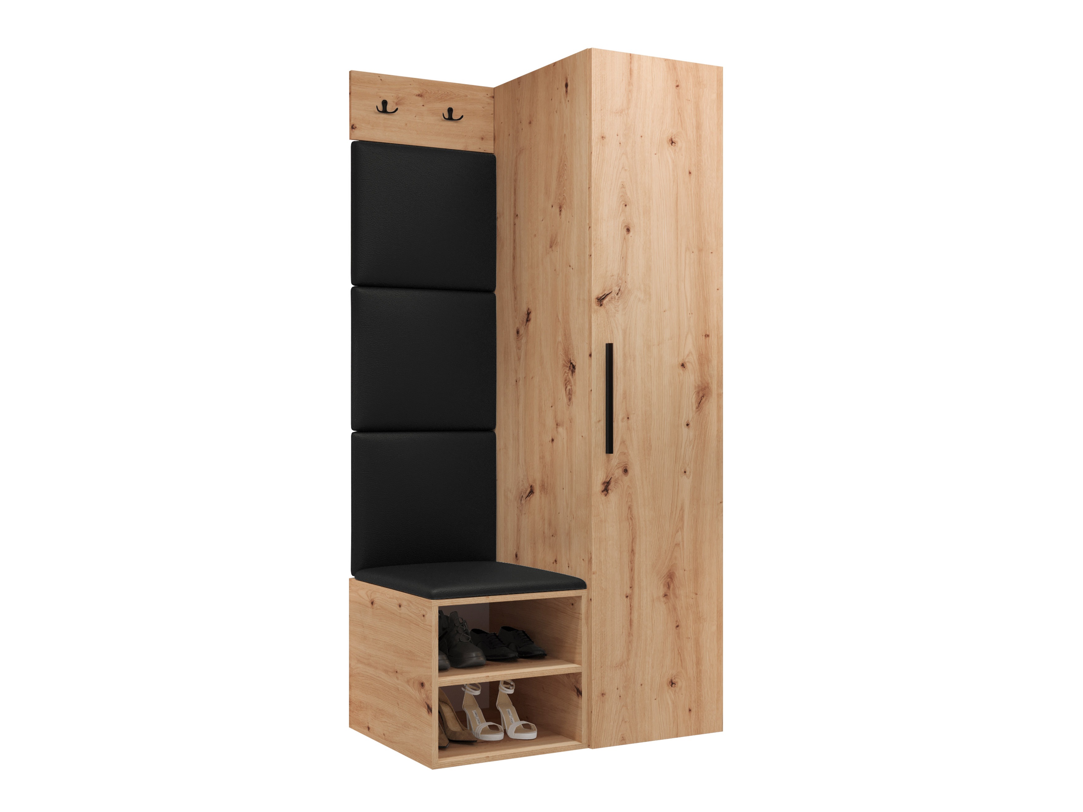 Set za hodnik Hartford 524 (Zanatski hrast)