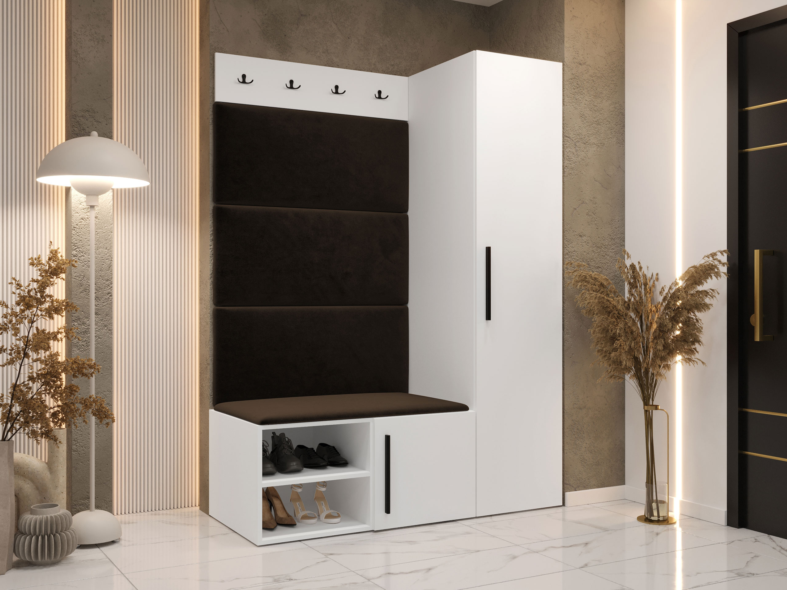 Set za hodnik Hartford 525 (Belo)