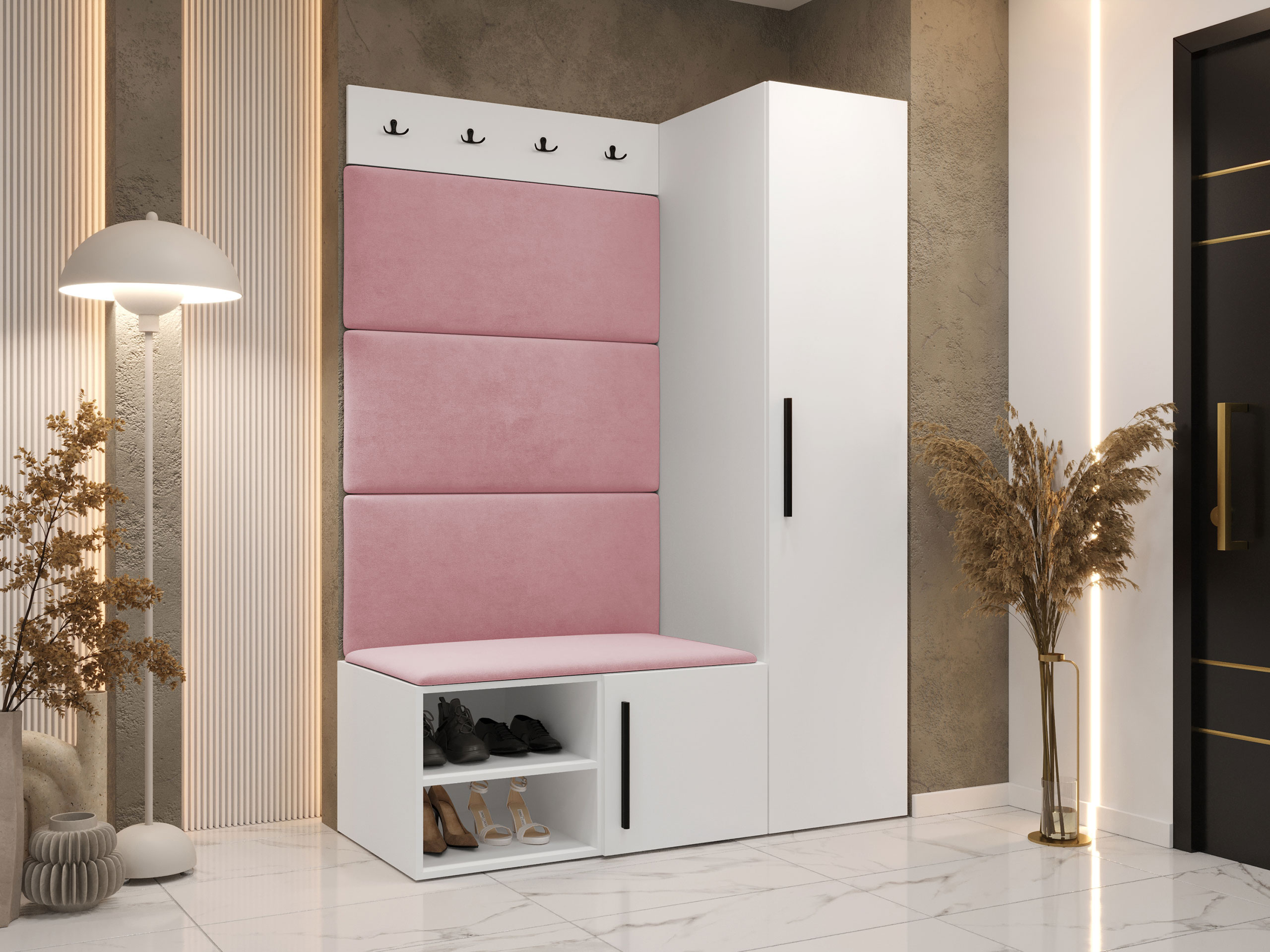 Set za hodnik Hartford 525 (Belo)