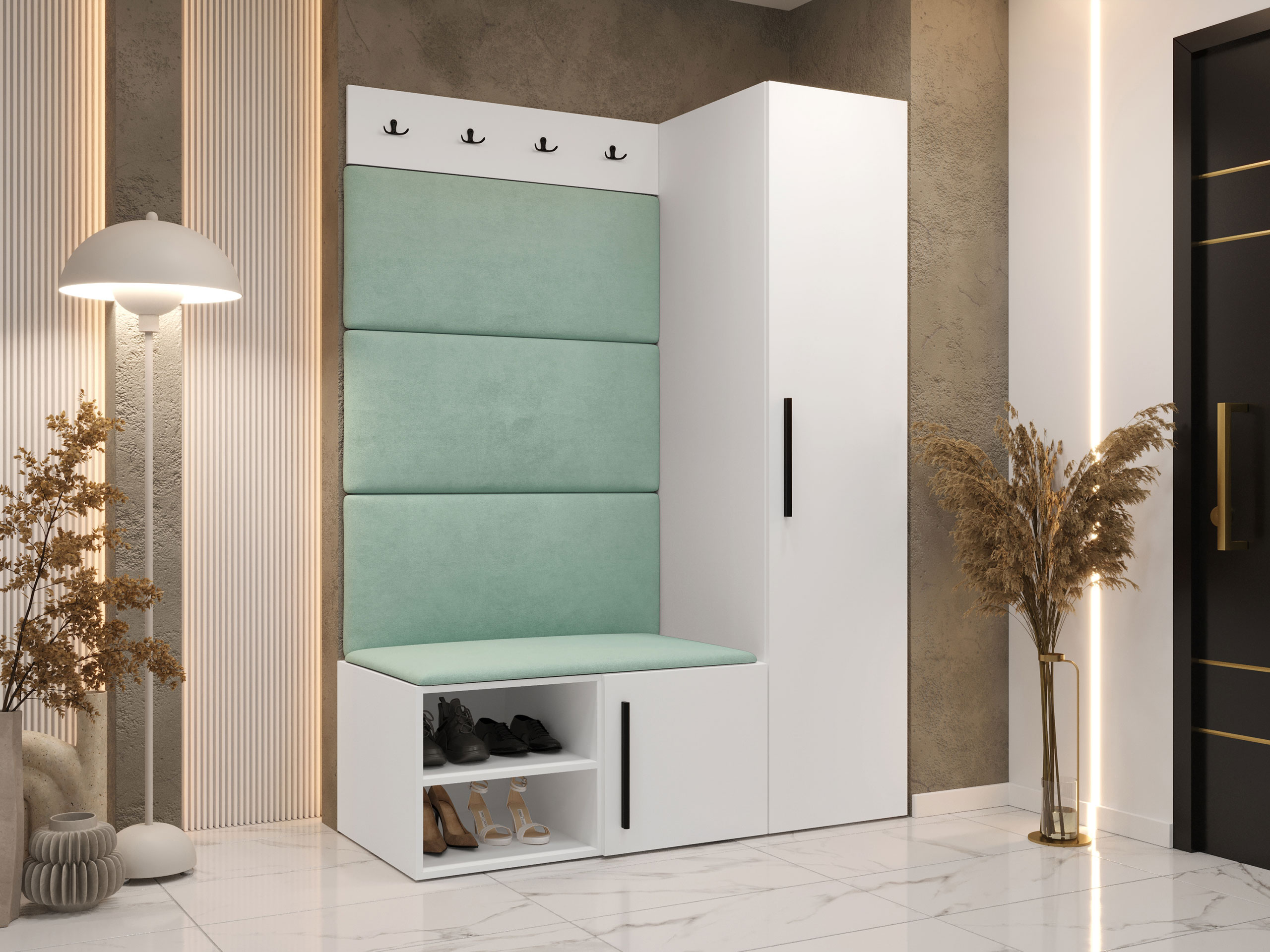 Set za hodnik Hartford 525 (Belo)