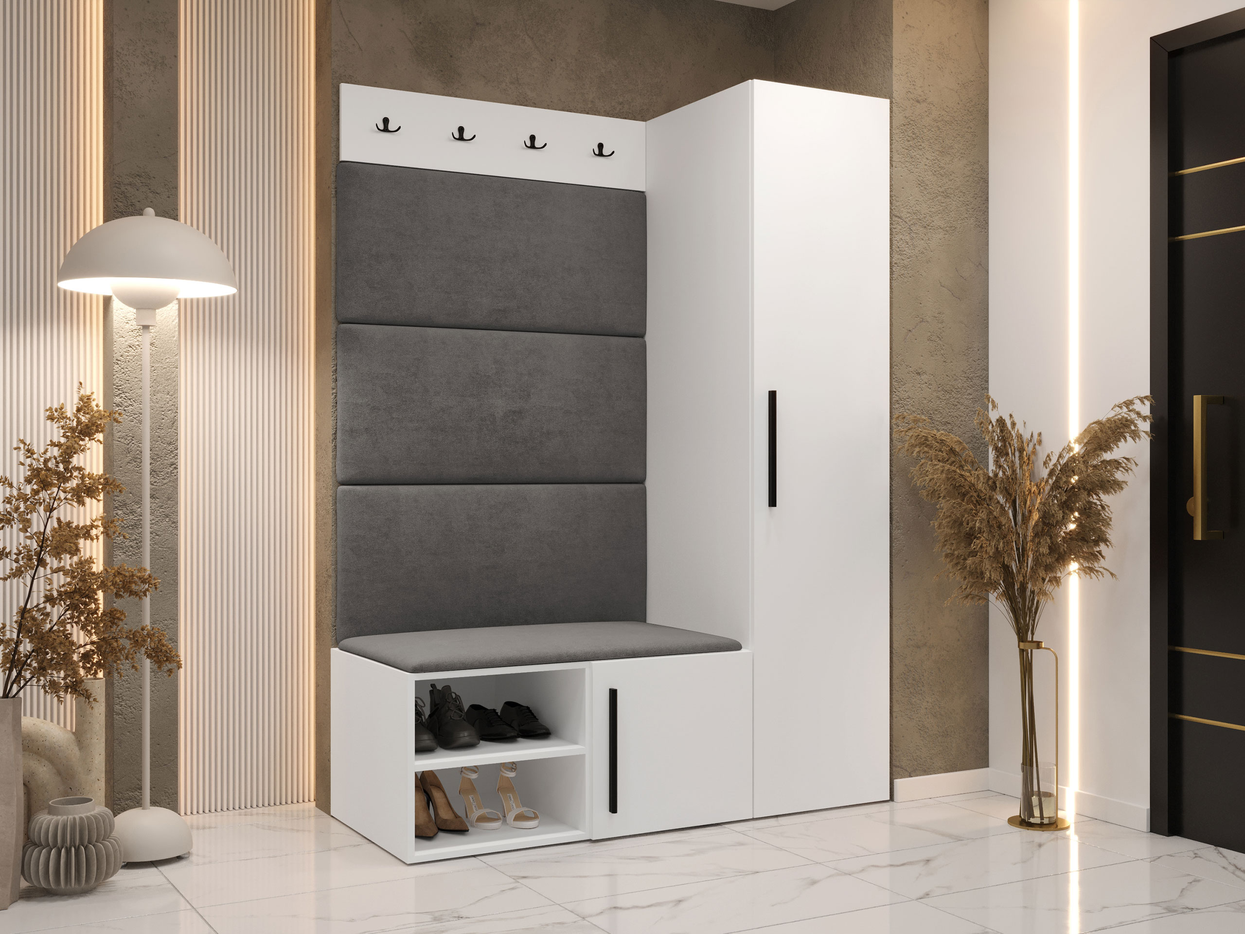 Set za hodnik Hartford 525 (Belo)