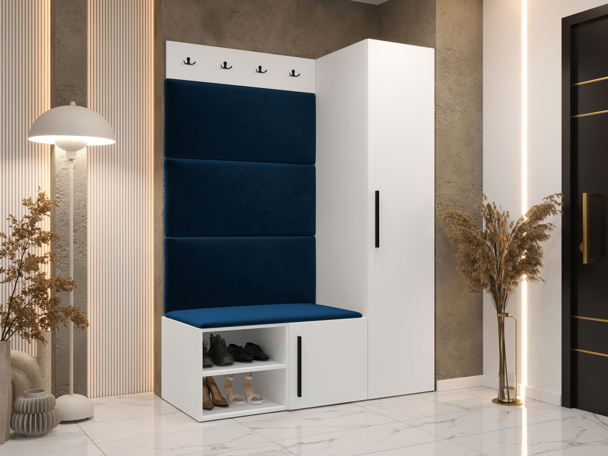 Set za hodnik Hartford 525 (Belo)