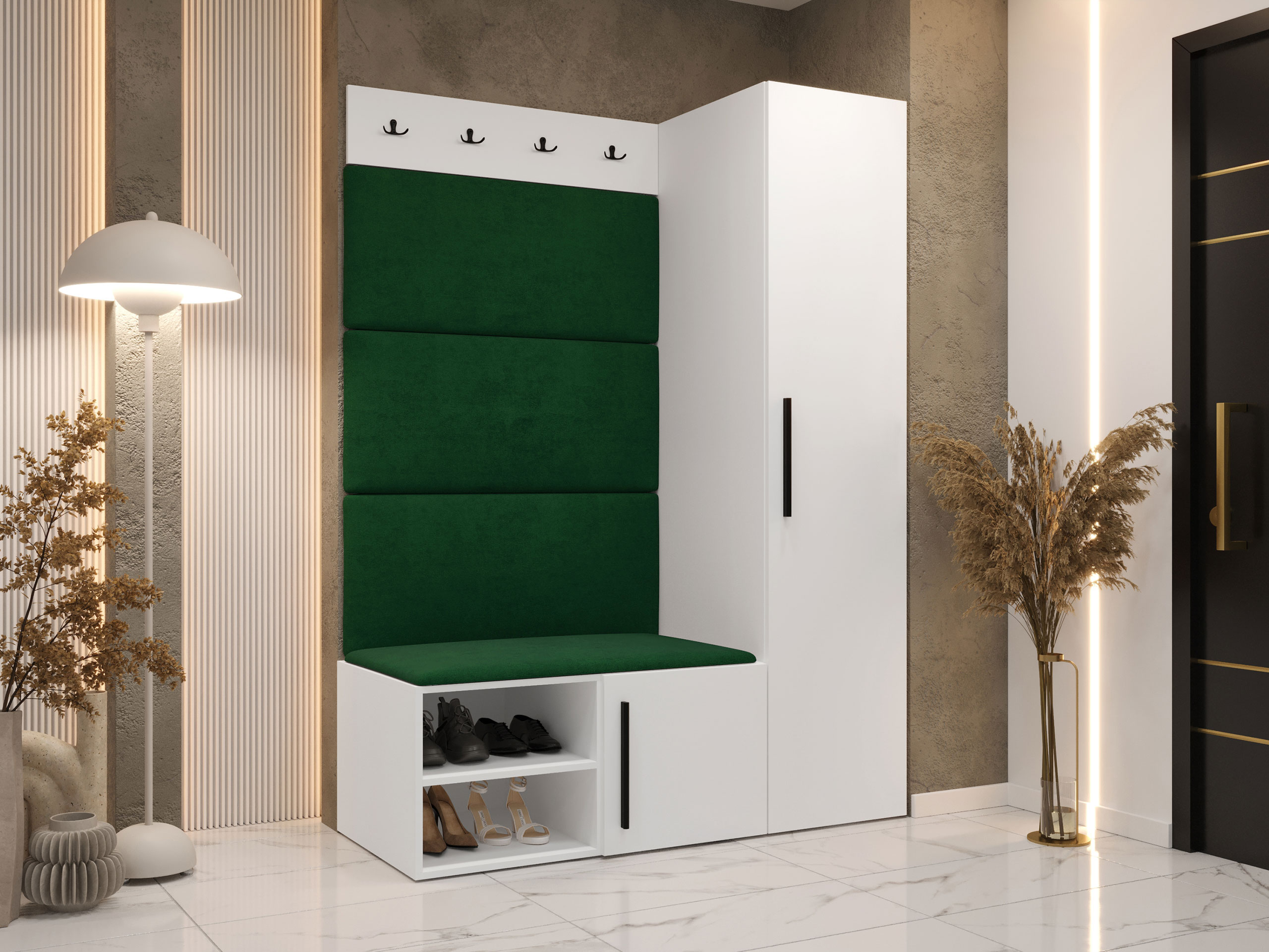 Set za hodnik Hartford 525 (Belo)