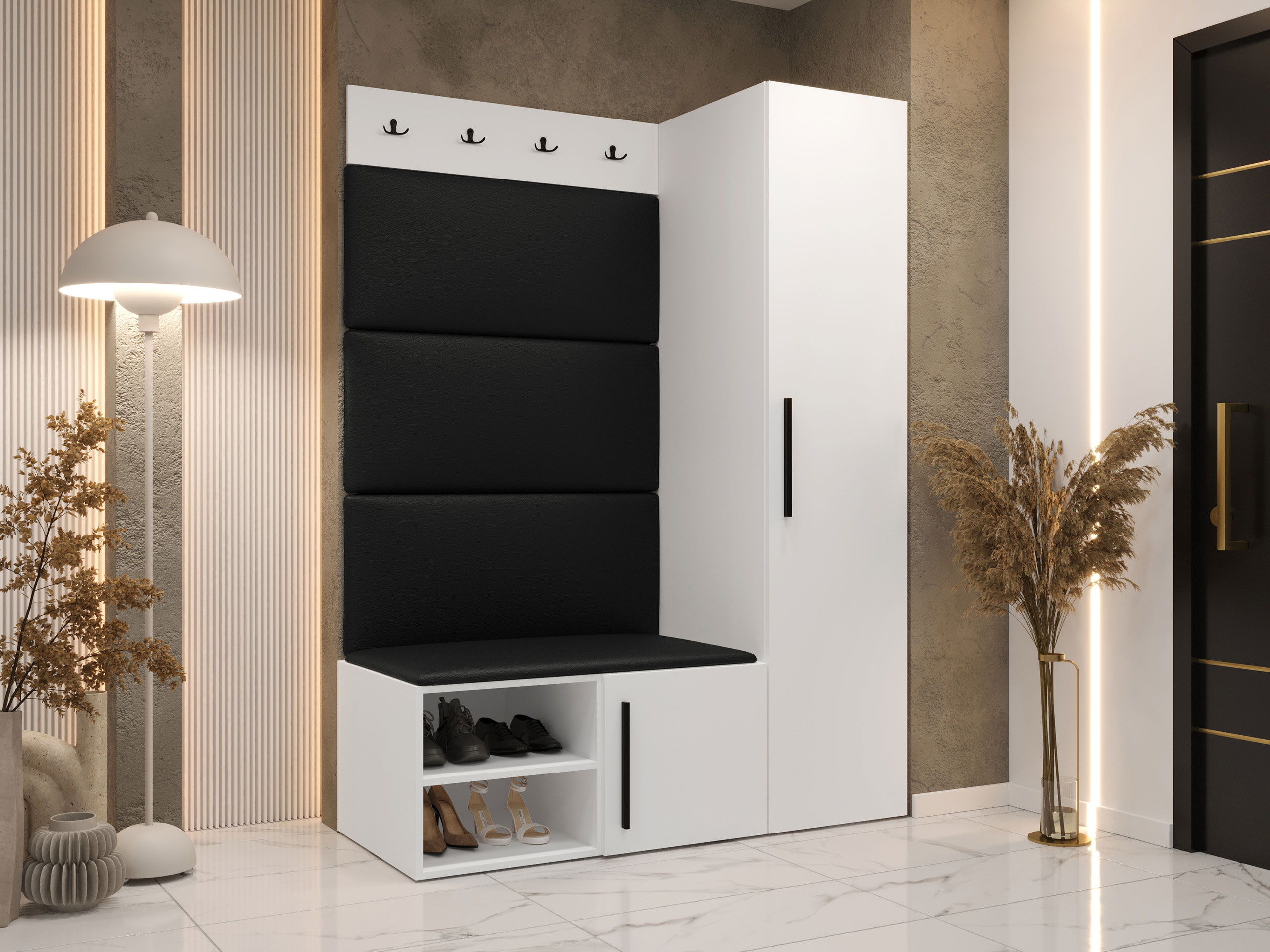 Set za hodnik Hartford 525 (Belo)