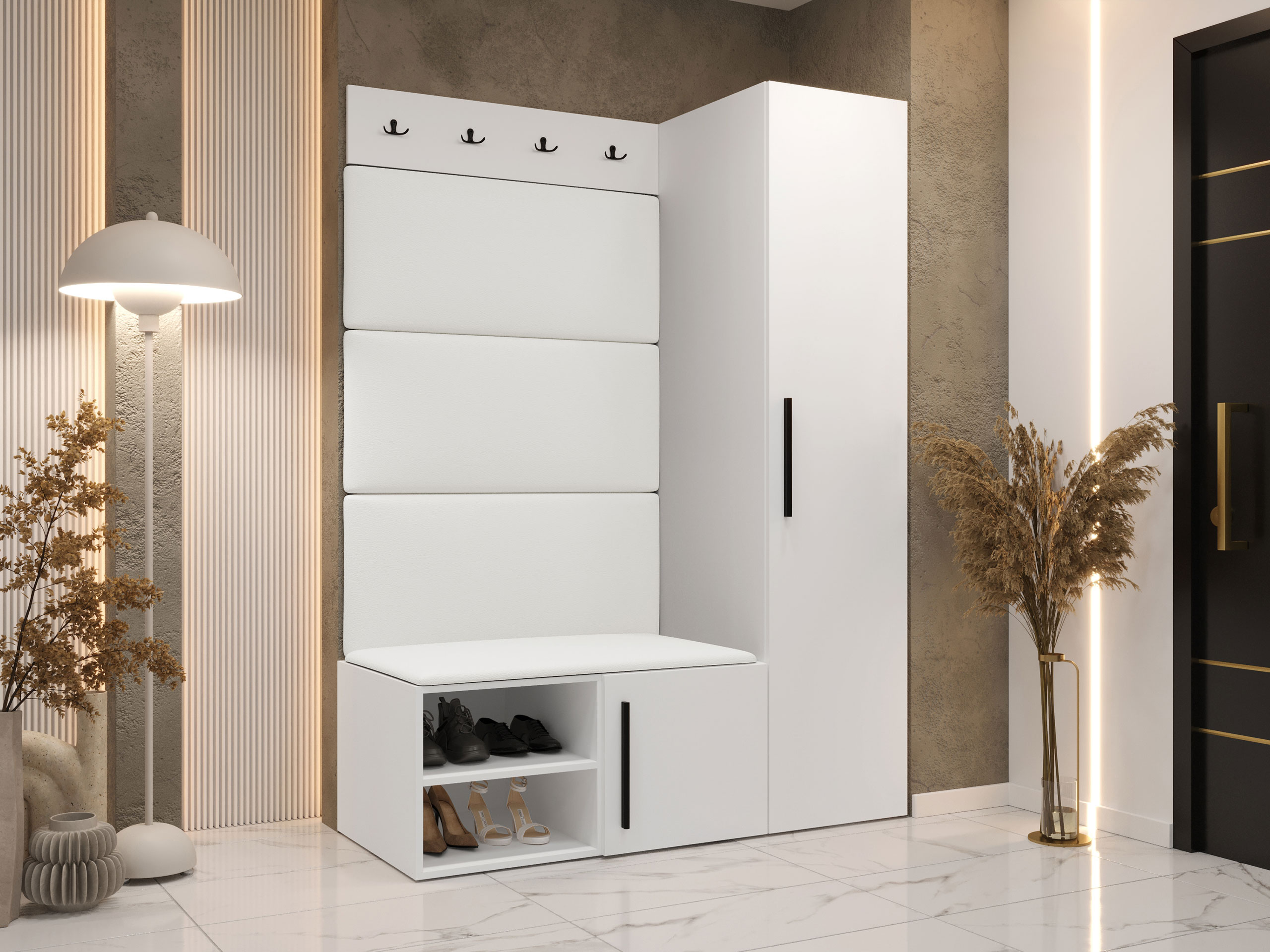 Set za hodnik Hartford 525 (Belo)