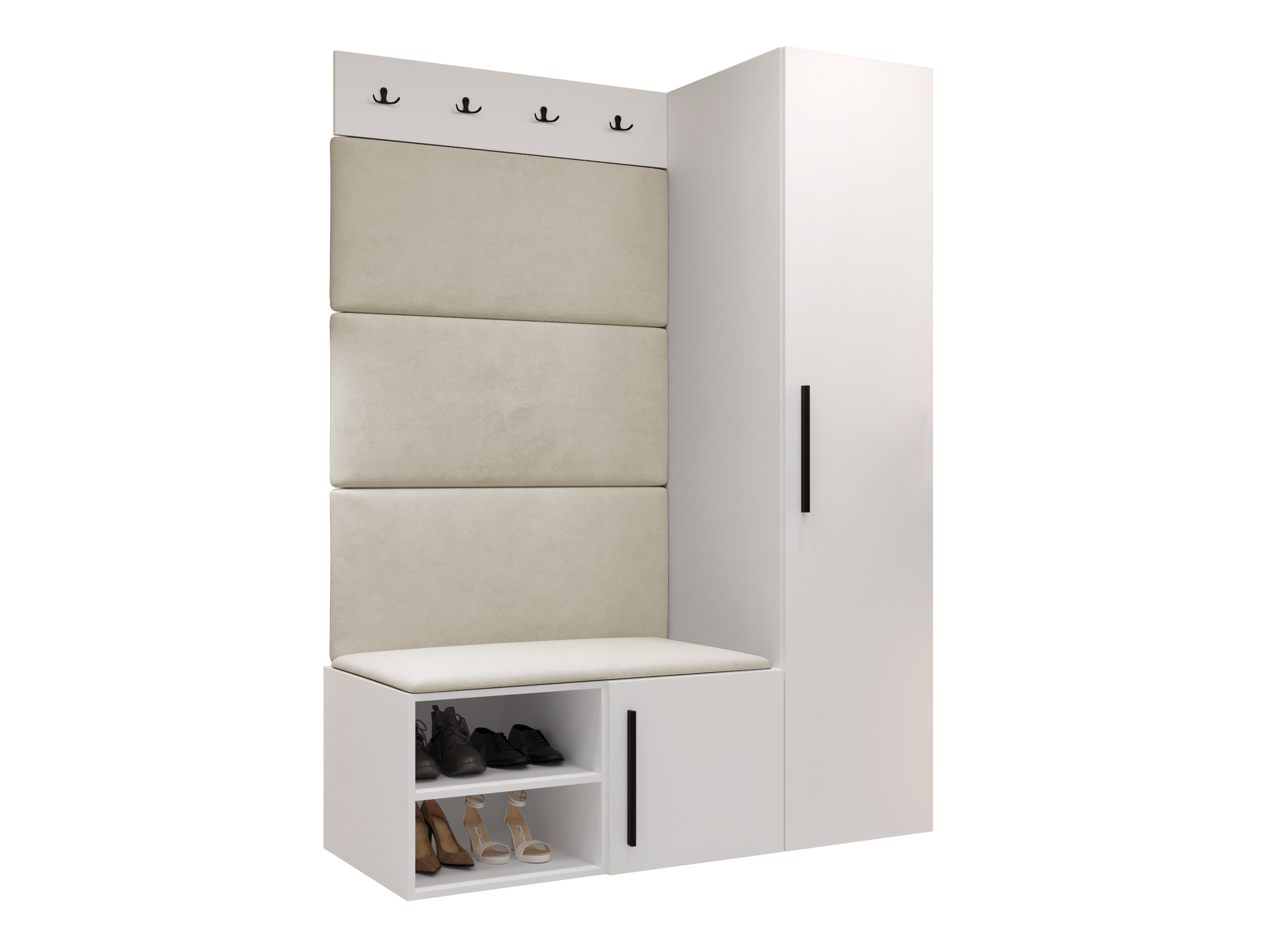 Set za hodnik Hartford 525 (Belo)